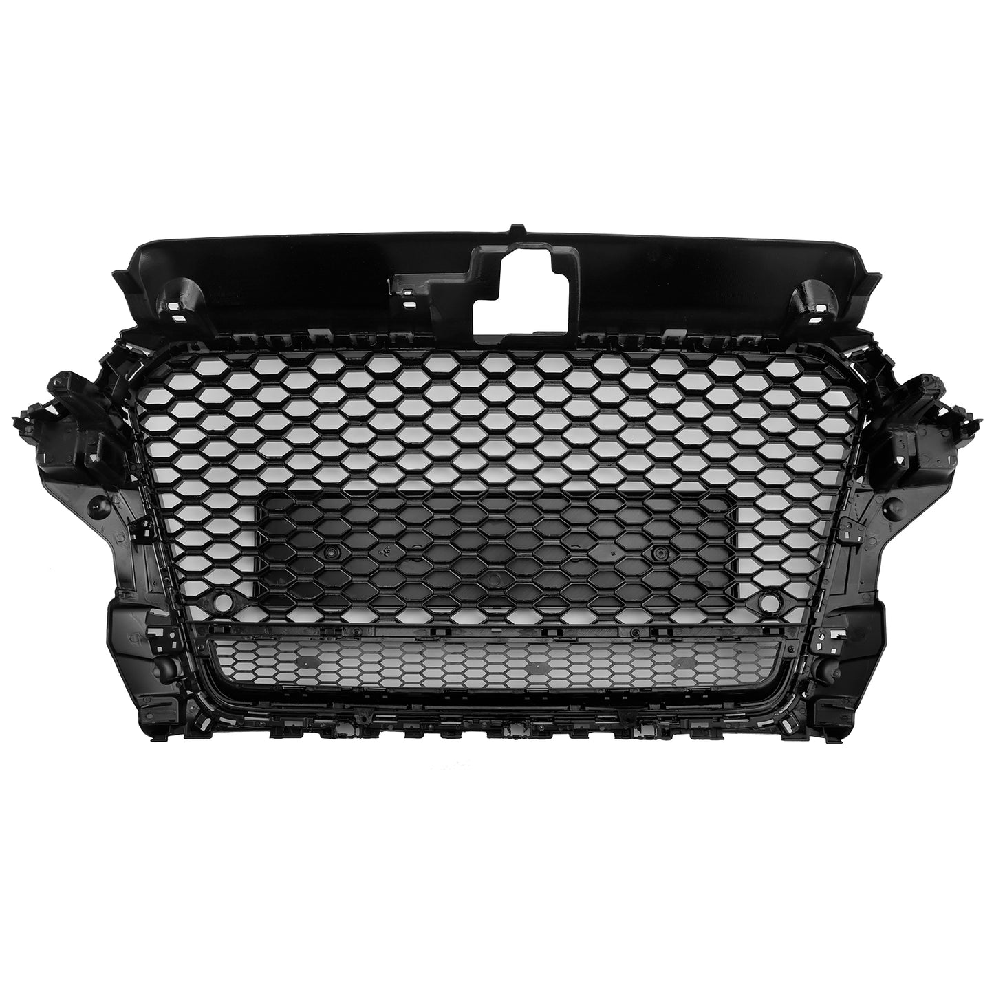 RS3 Style Front Henycomb Bumper Grill Grille Fit Audi A3 S3 2013-2016