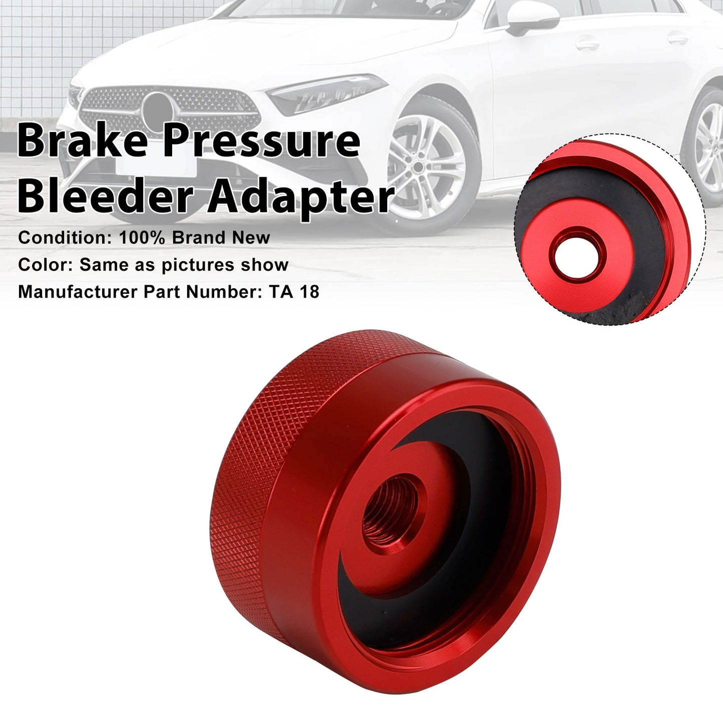Specialty Tool Brake Pressure Bleeder Adapter TA18 Fit Mercedes Benz