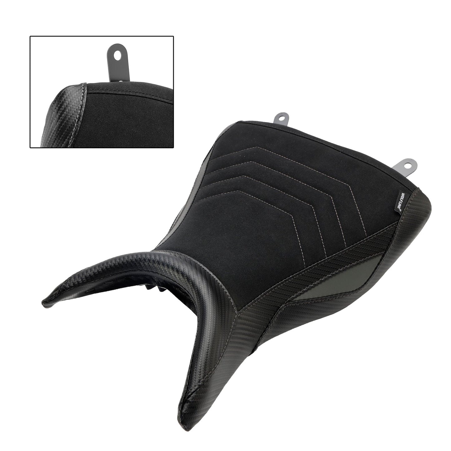 2015-2023 Yamaha Mt-03 Yzf-R3 Front Driver Raider Seat Pillion Saddle Gray