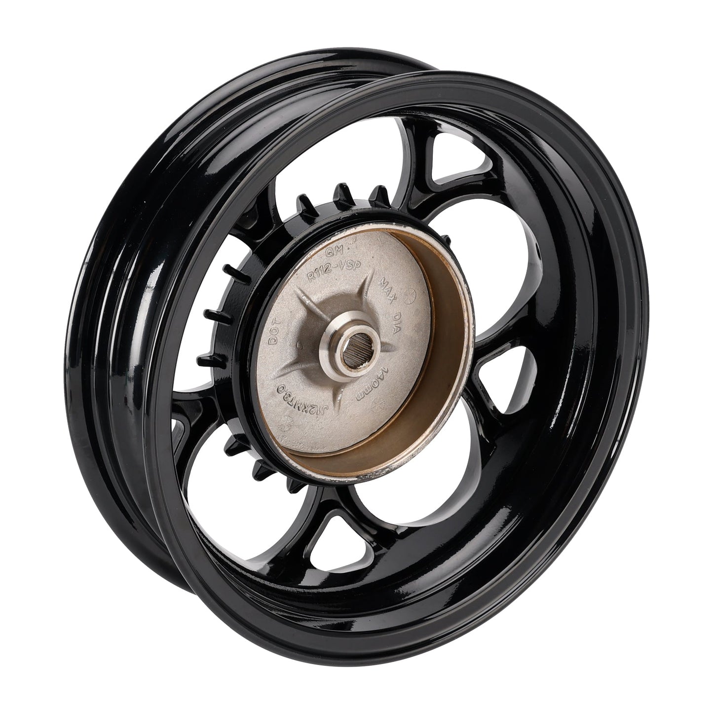 2013-2016 Vespa Primavera i.e. 3V / Touring 150 4T AC 3.0x12" Front + Rear Tubeless Wheel Rim Set