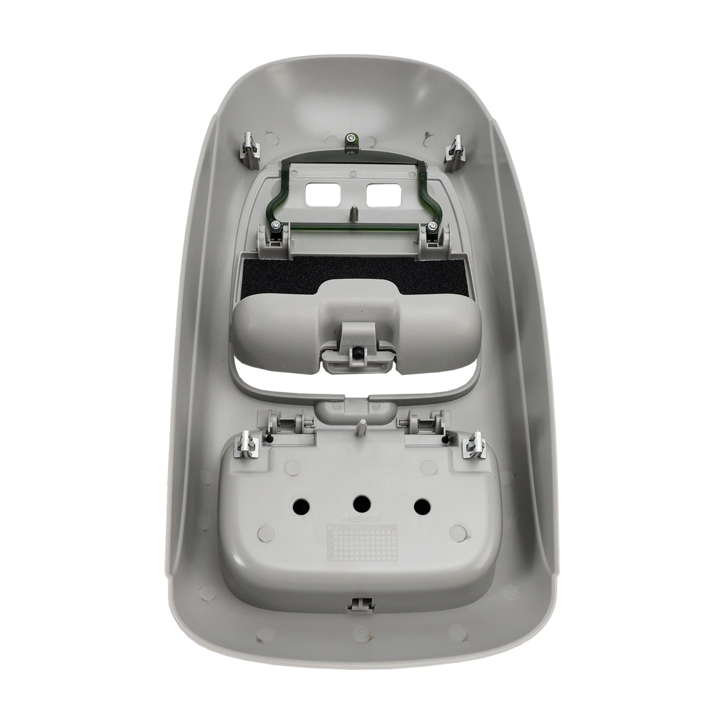 2002-2004 Ford F250 F-350 F-450 F-550 Super Duty Overhead Console Assembly w/o Sunroof Gray