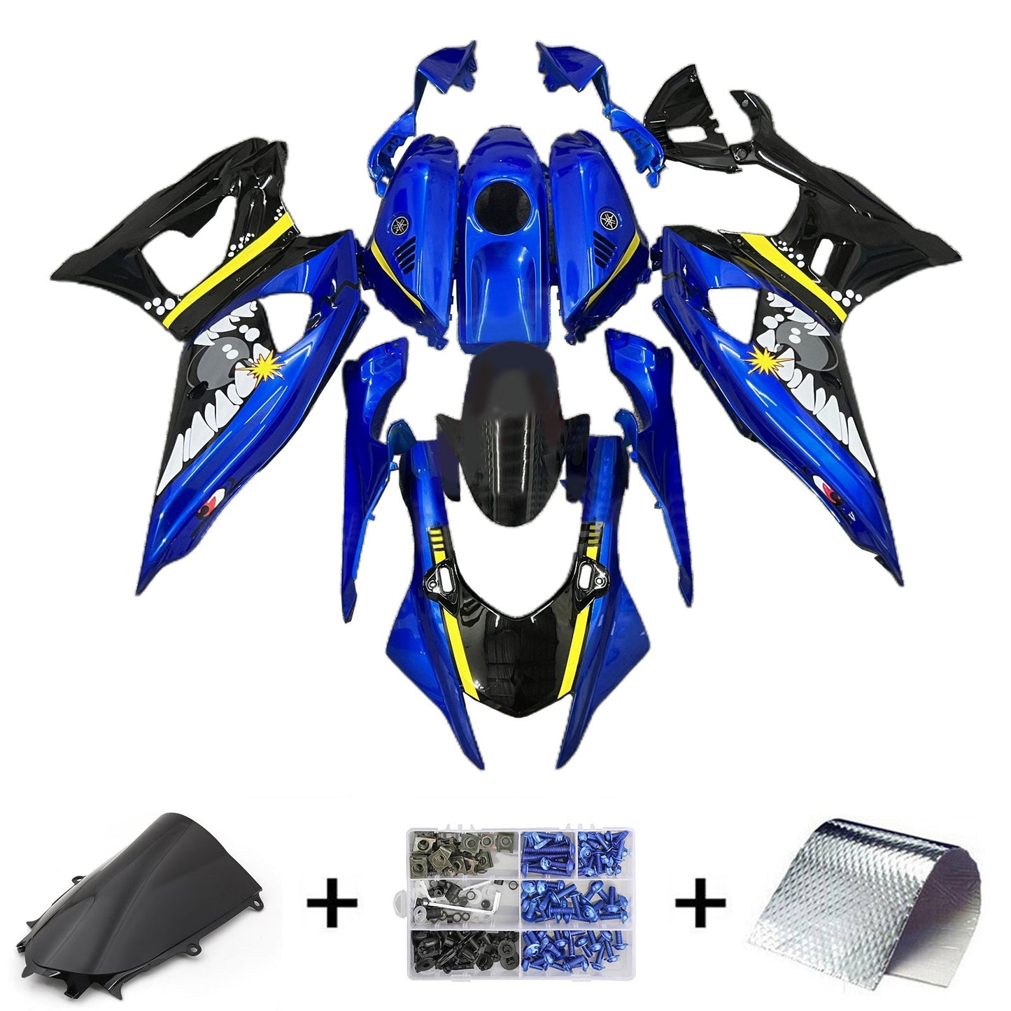 2021-2024 Yamaha YZF-R7 Fairing Kit Bodywork Plastic ABS