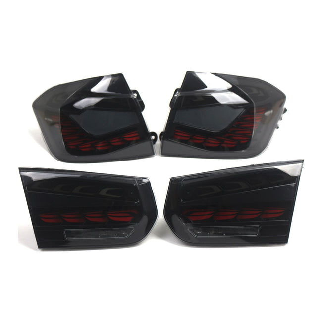 L&R Smoked LED Tail Lights Rear Lamp Assembly For BMW 3 F30 F80 M3 2013-2018
