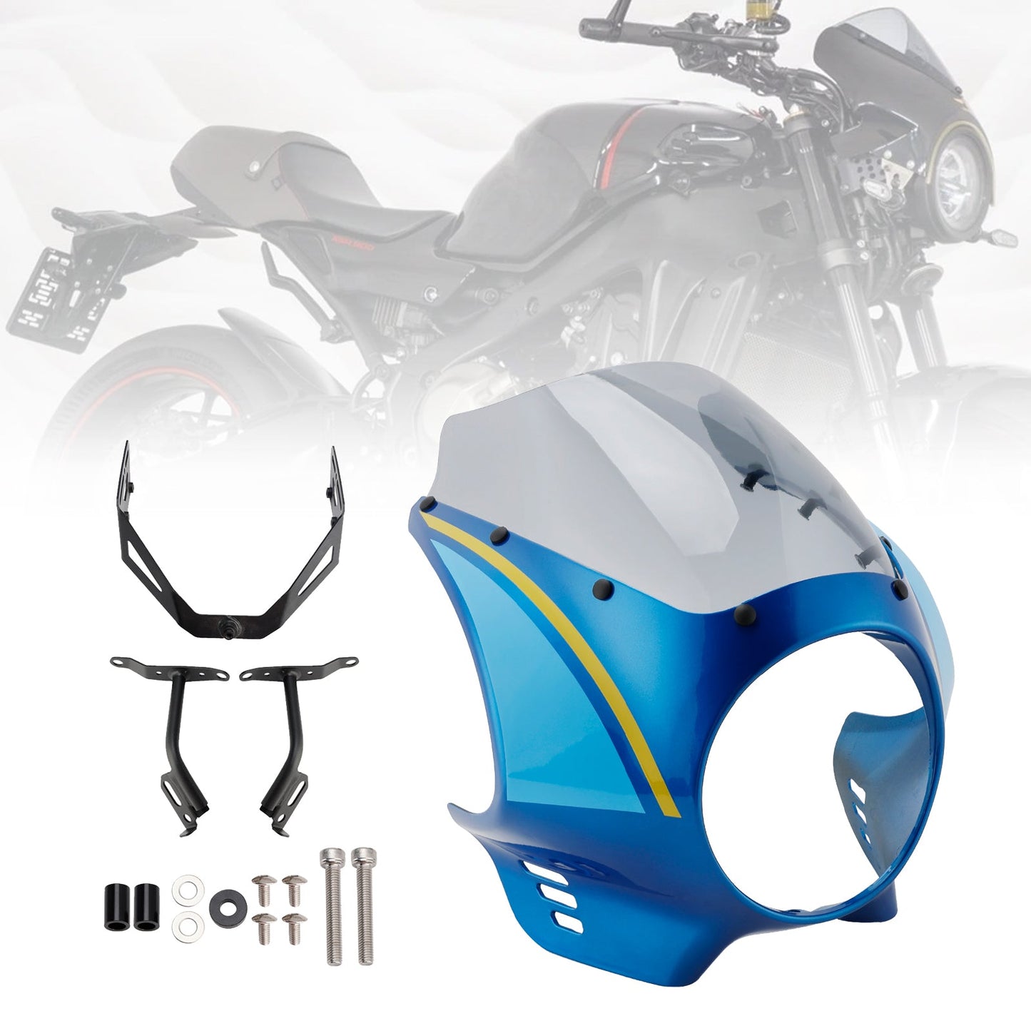 2022-2025 Yamaha XSR900 Headlight Fairing Windshield WindScreen