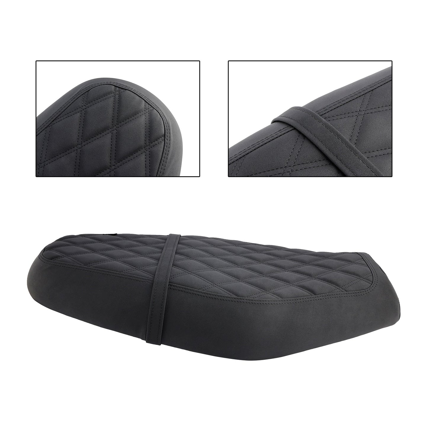 Replace Front Rear Driver Passenger Seat Blackc For Street Twin Speed Twin 900 BrownC