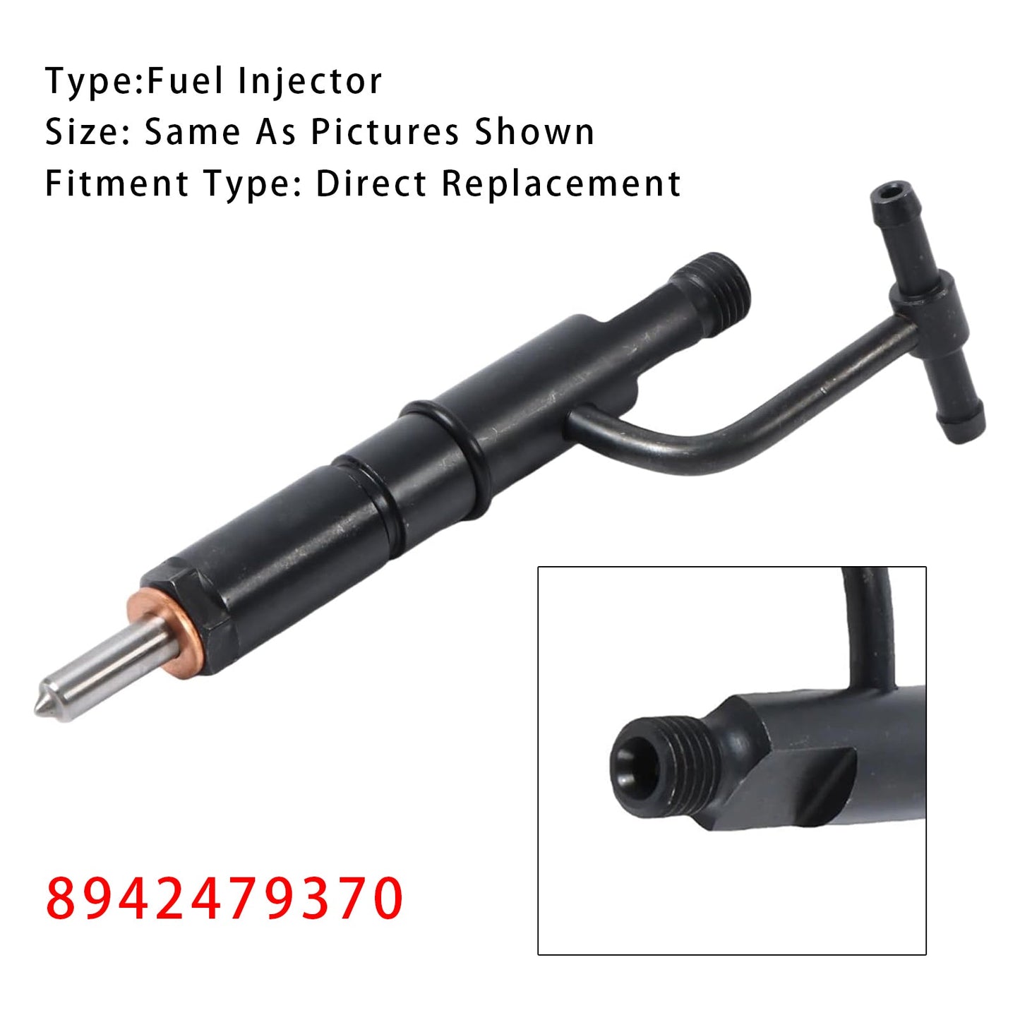 1Pcs Fuel Injector For Isuzu 4JB1 4JB1T NKR NHR Engine 8942479370