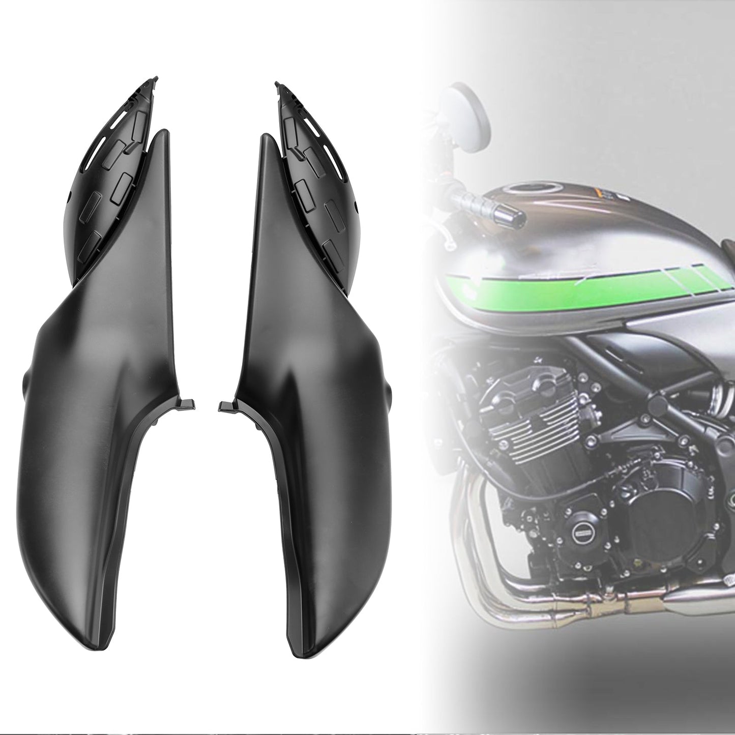 2018-2024 Kawasaki Z900RS Side Frame Panel Protector Fairings Cover