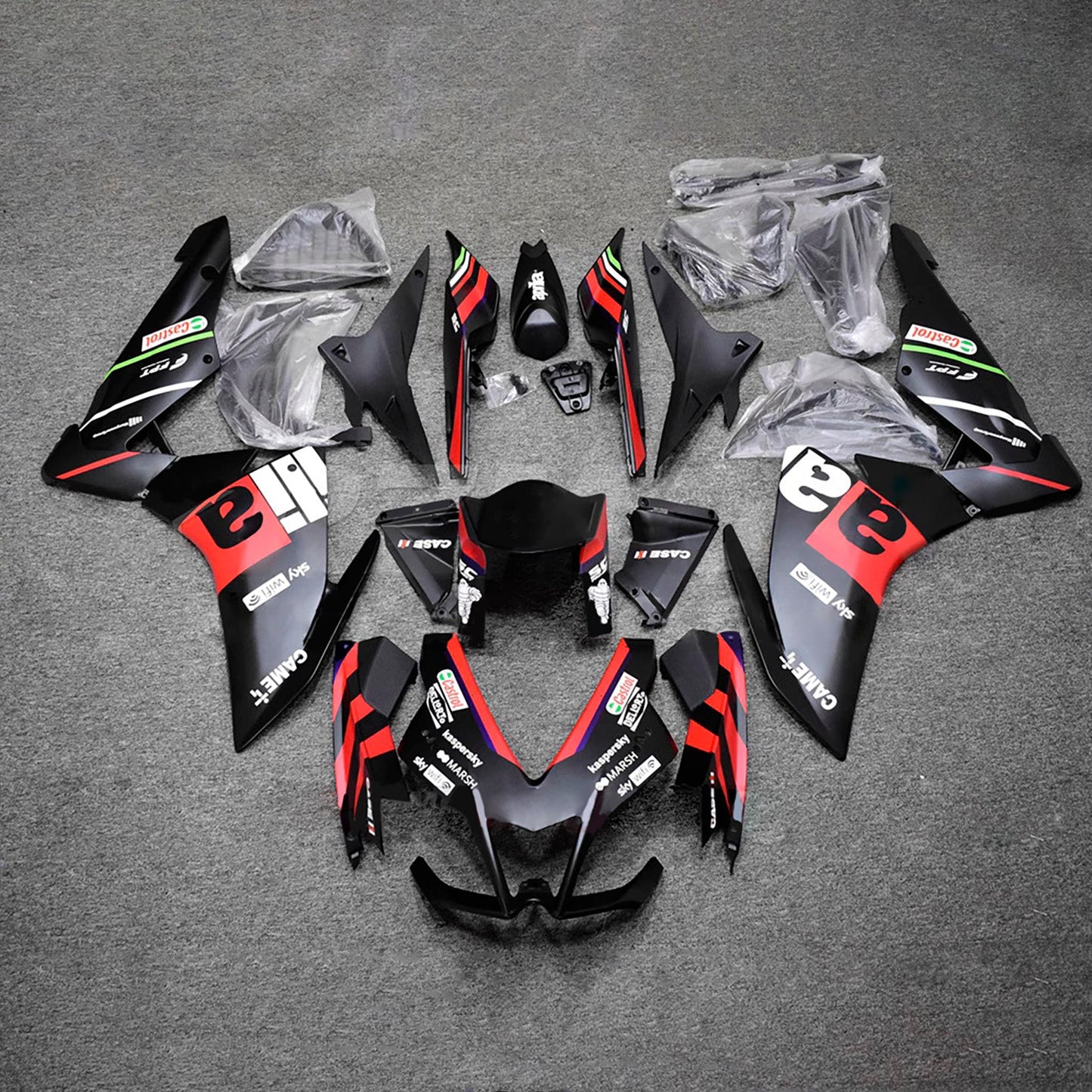 2009-2015 Aprilia RSV4 1000 Injection Fairing Kit Bodywork Plastic ABS