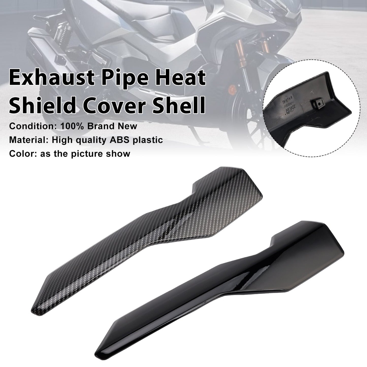 2022-2025Honda ADV 350 Exhaust Pipe Heat Shield Cover Shell