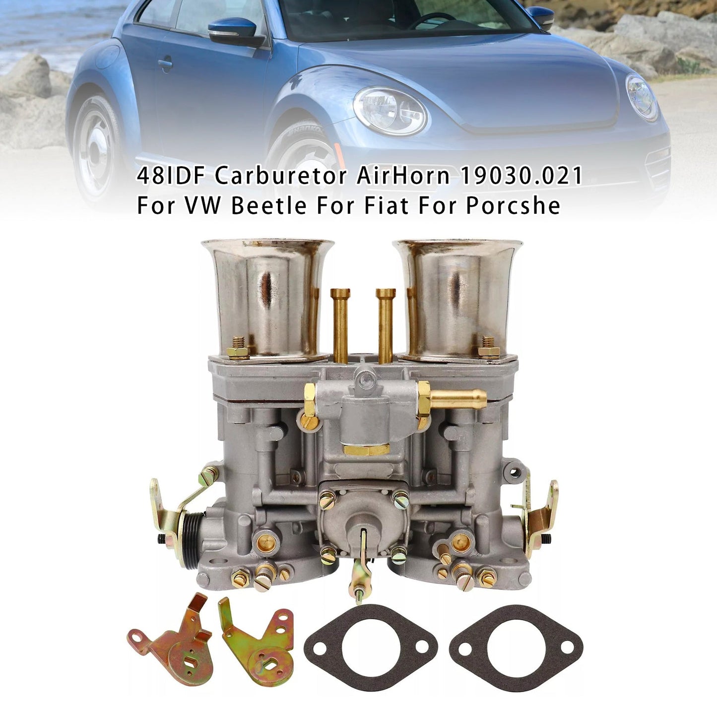 48IDF Carburetor AirHorn 19030.021 For VW Beetle For Fiat For Porcshe