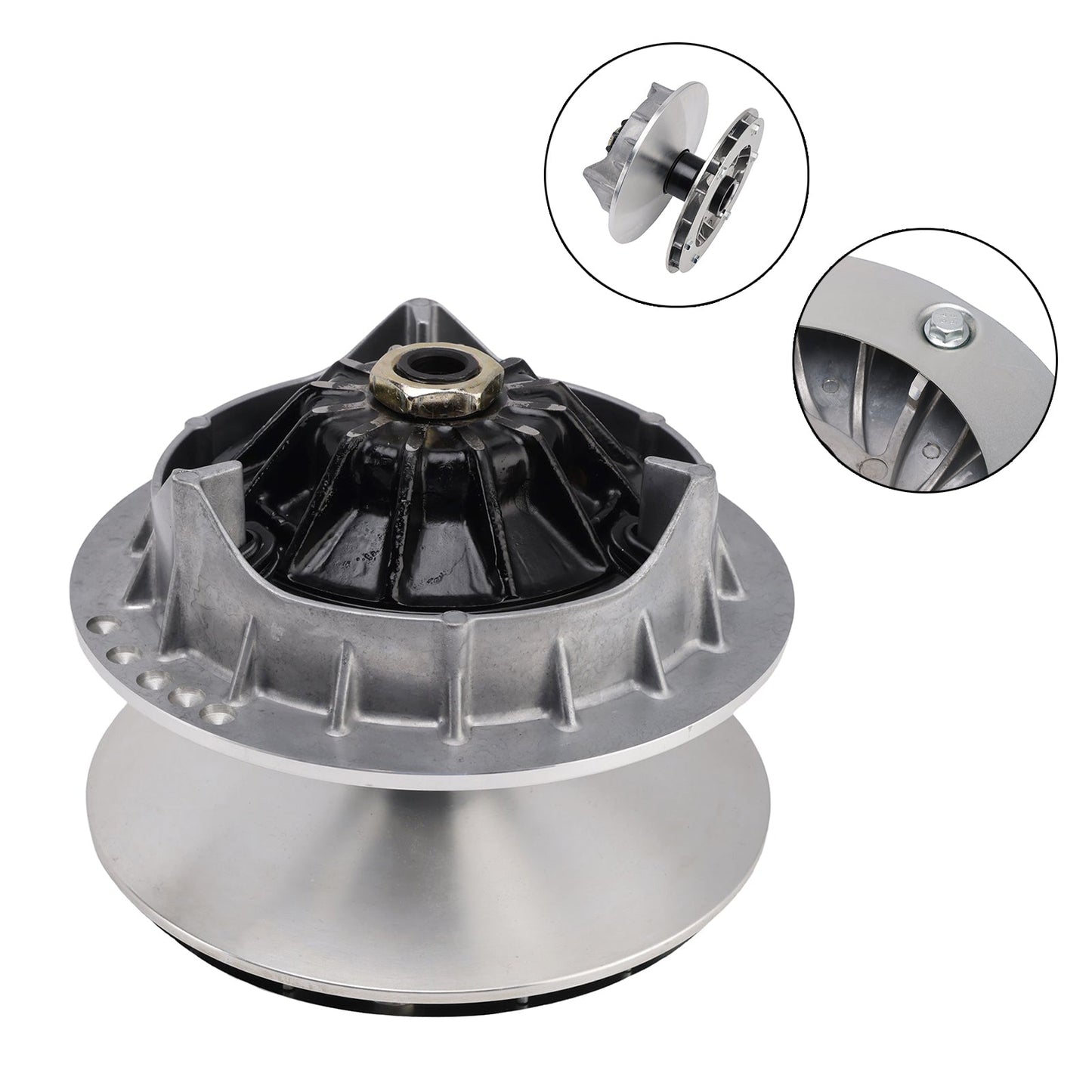 Rear Variator Secondary Driven Clutch Lu104071 For Segway At5 Atv Snarler At6 S