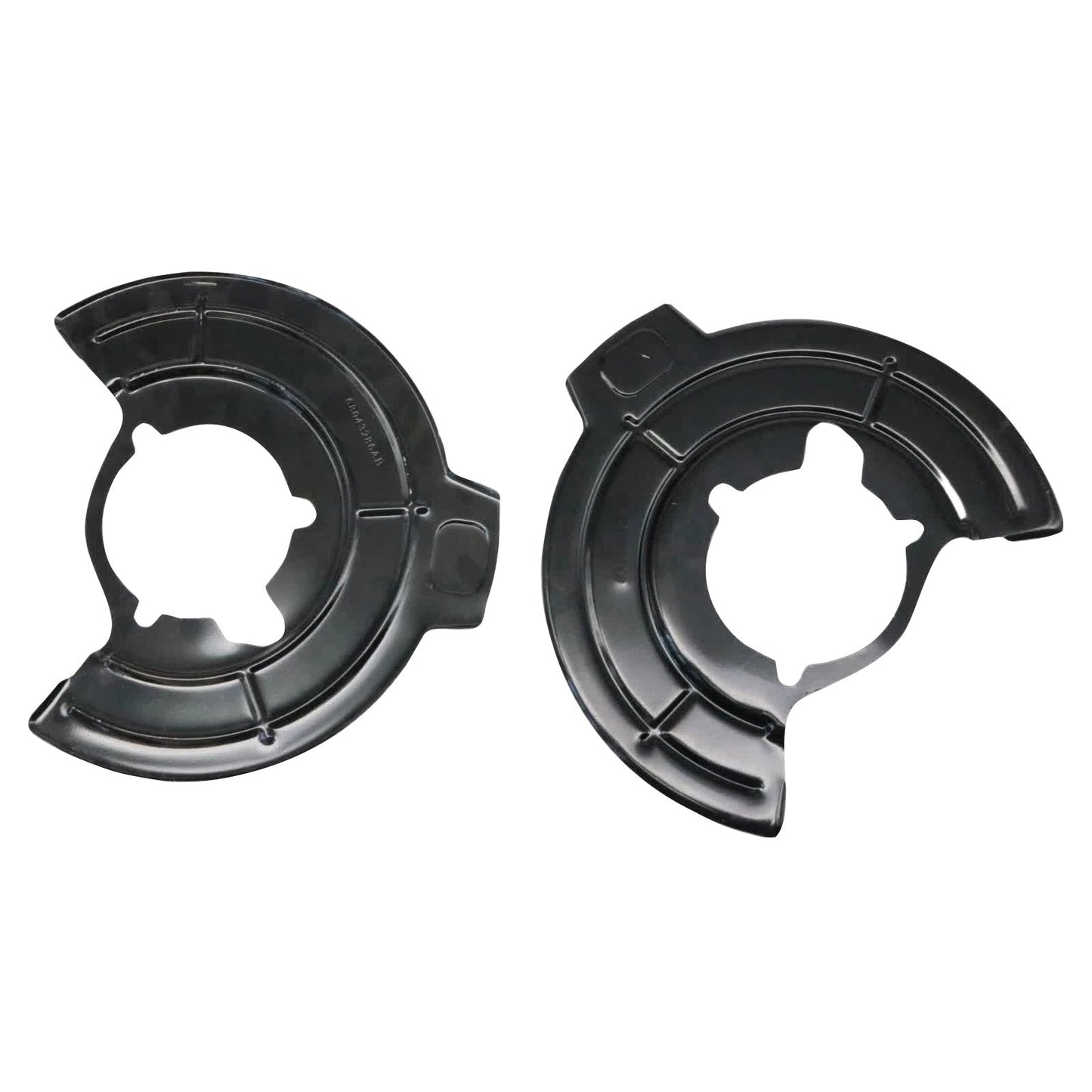 Left & Right Brake Dust Shield 68043286AB Fit Jeep Wrangler JK 2007-2018 Black