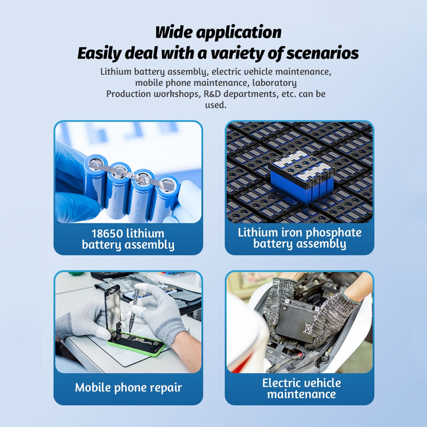 DIY Portable Mini Portable Spot Welder Battery Welding Tool 99 Gears Adjustable