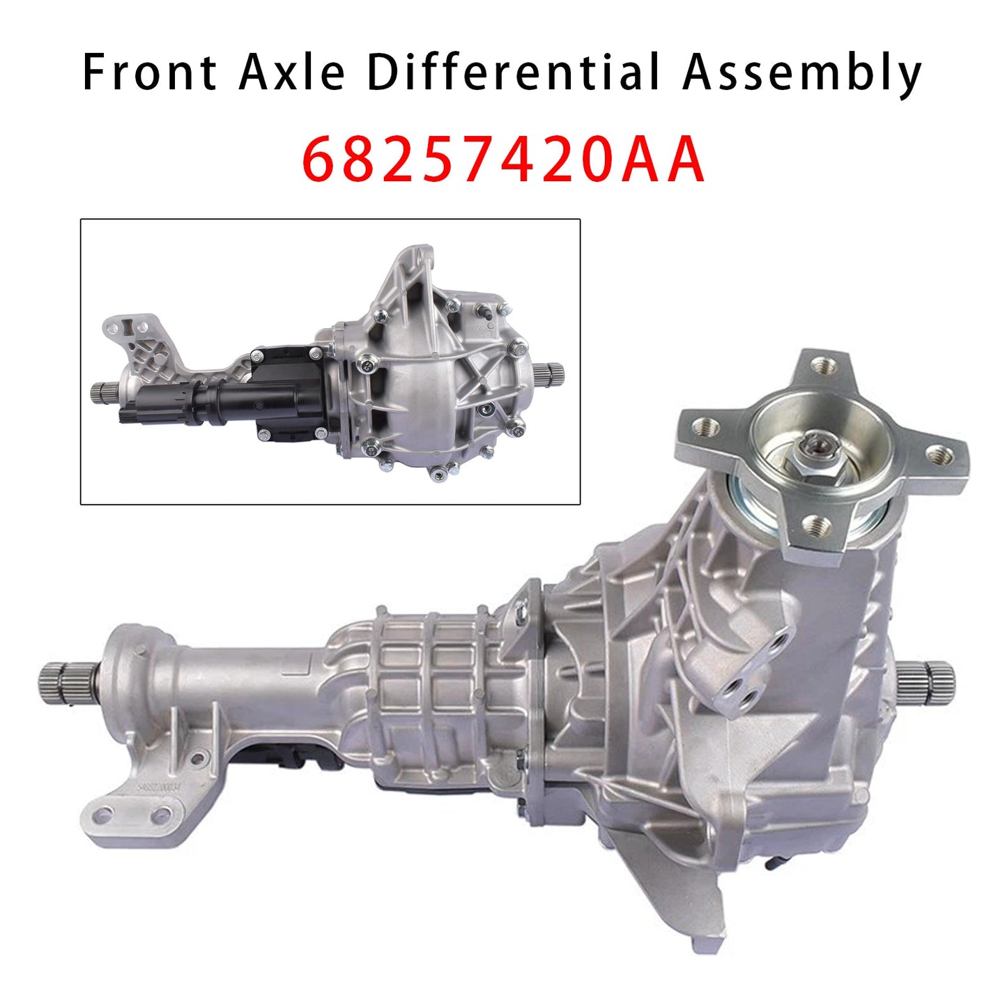2013-2018 For Dodge Ram 1500 5.7L Hemi V8 4X4 Front Axle Differential Assembly 3.21 Ratio 68139992AA
