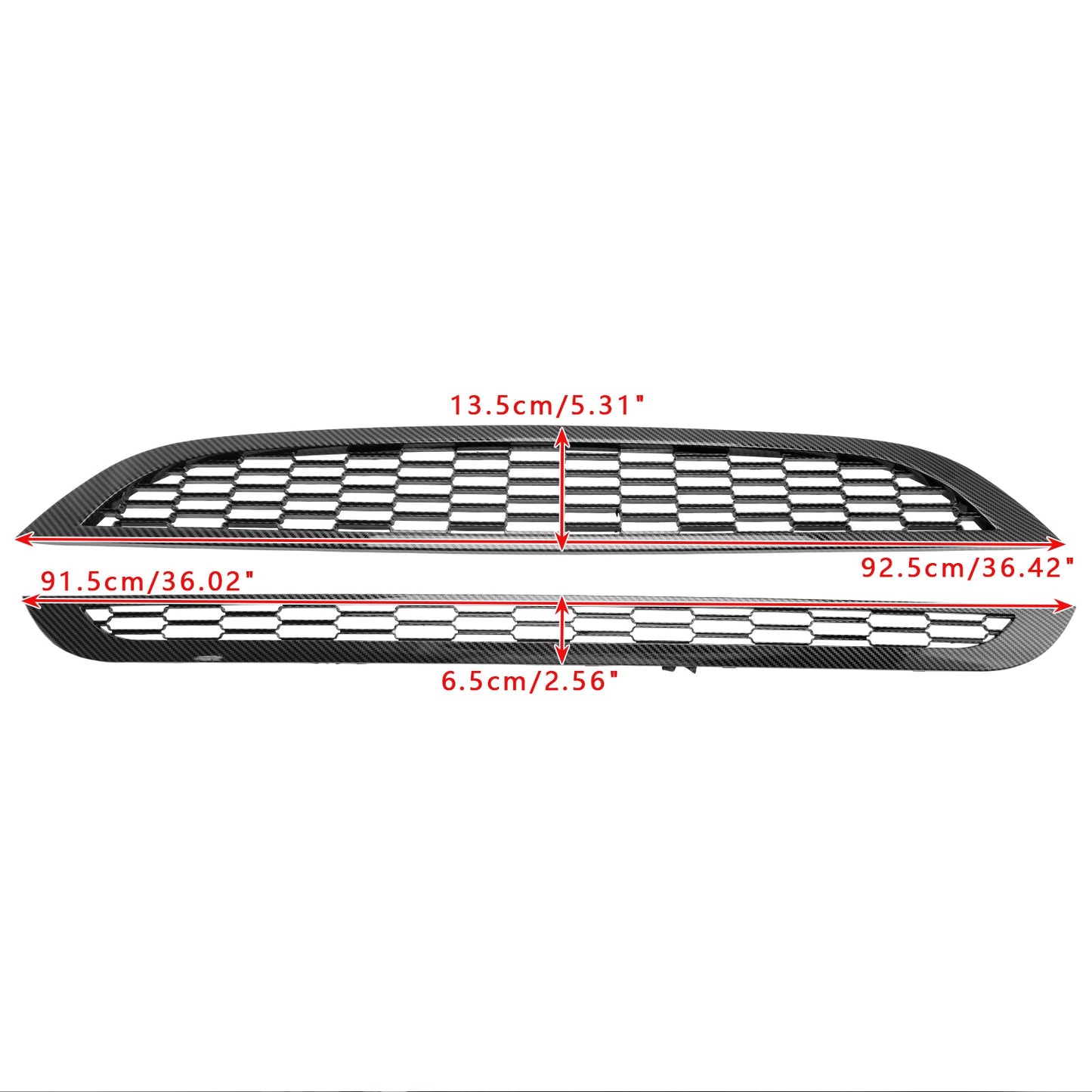 2002-2006 Mini Cooper R50 R52 R53 2PCS Honeycomb Mesh Front Grille Grill