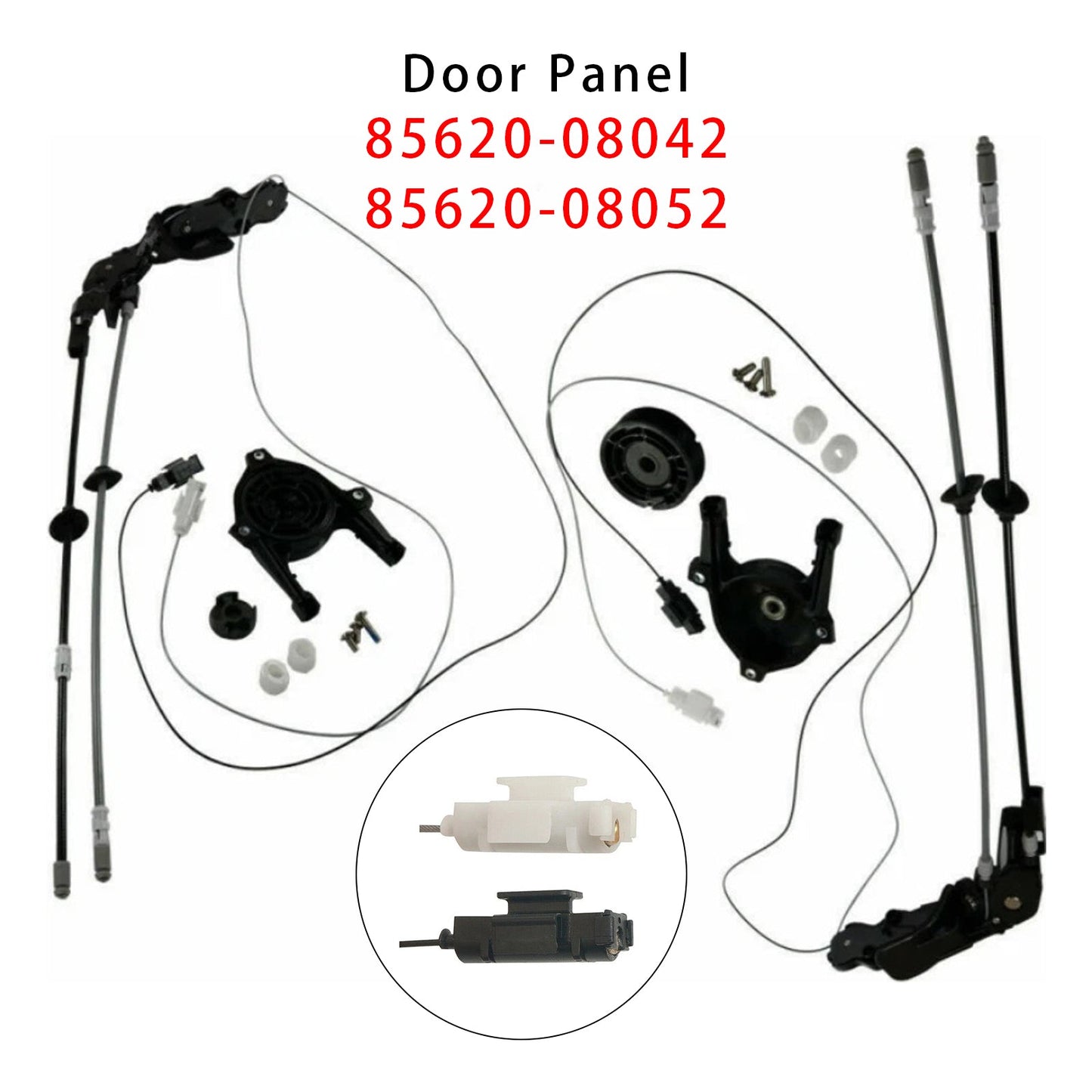 2007-2010 Toyota Sienna 3.5L DOHC V6 24V Power Sliding Door Cable w/o Motor Set 85620-08052
