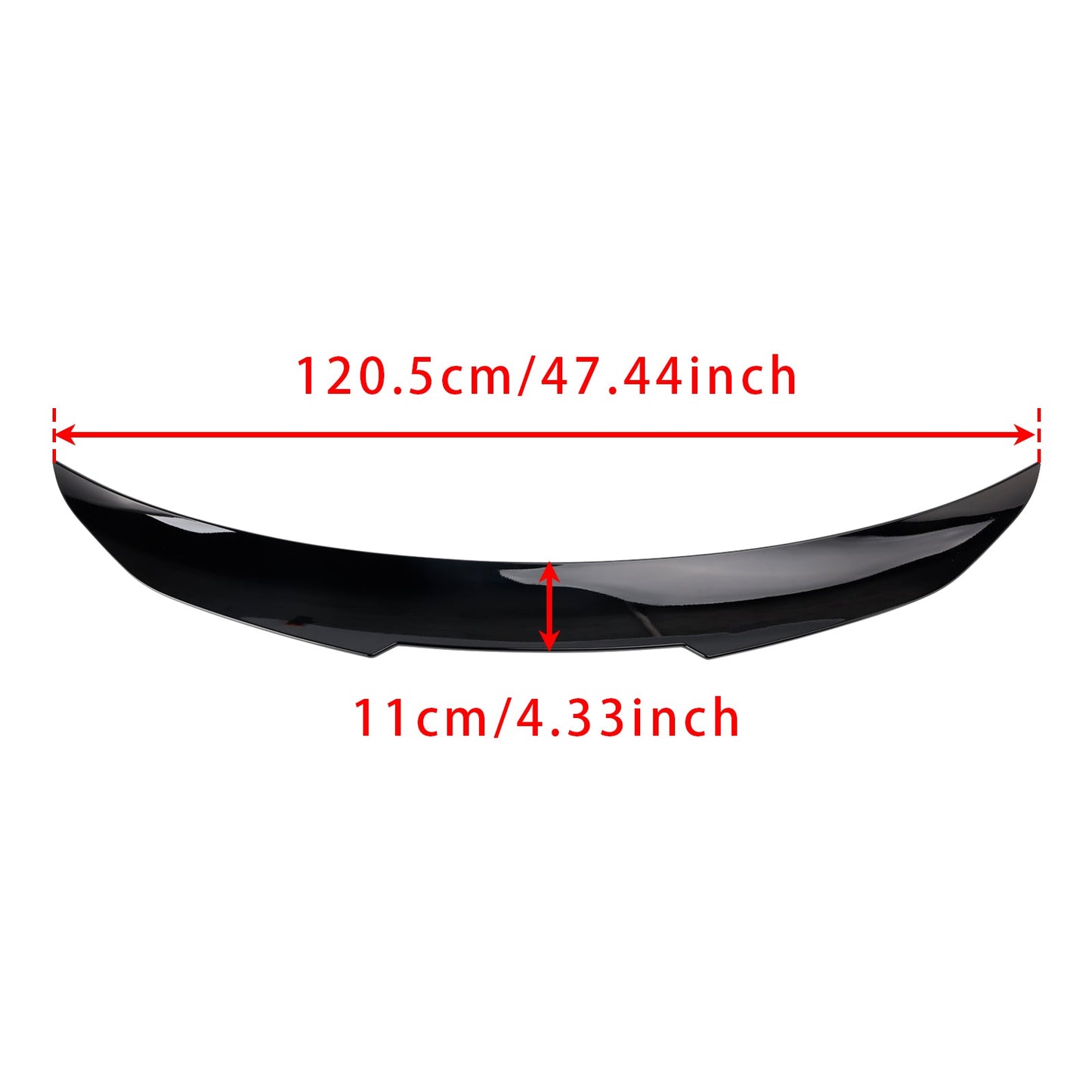 2014-2020 BMW 4 Series F36 4DR Coupe PSM Style Gloss Black Rear Boot Spoiler