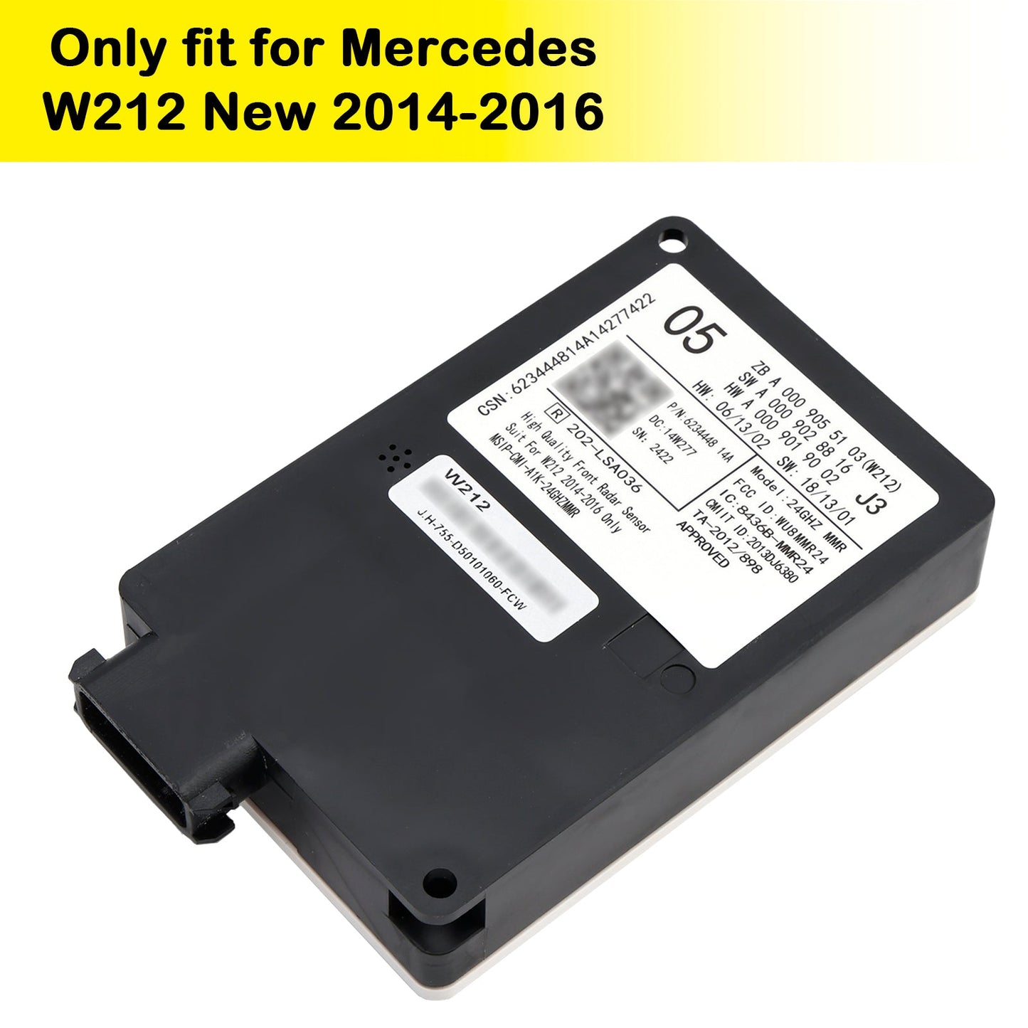 2014-2016 Mercedes W212 Front Radar Sensor Control Unit A0009055103 A0009028816 A0009009102