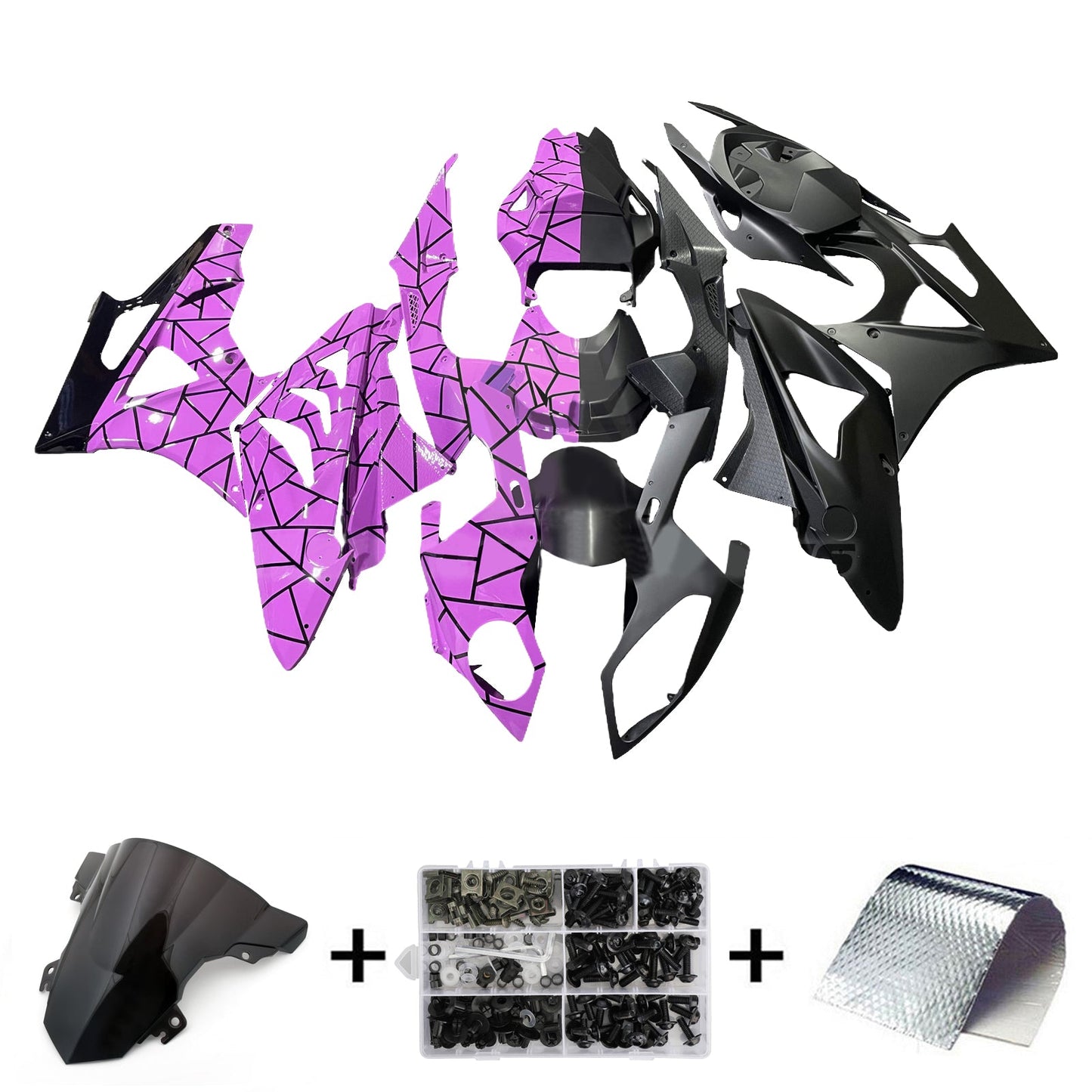 2017-2018 BMW S1000RR Injection Fairing Kit Bodywork Plastic ABS