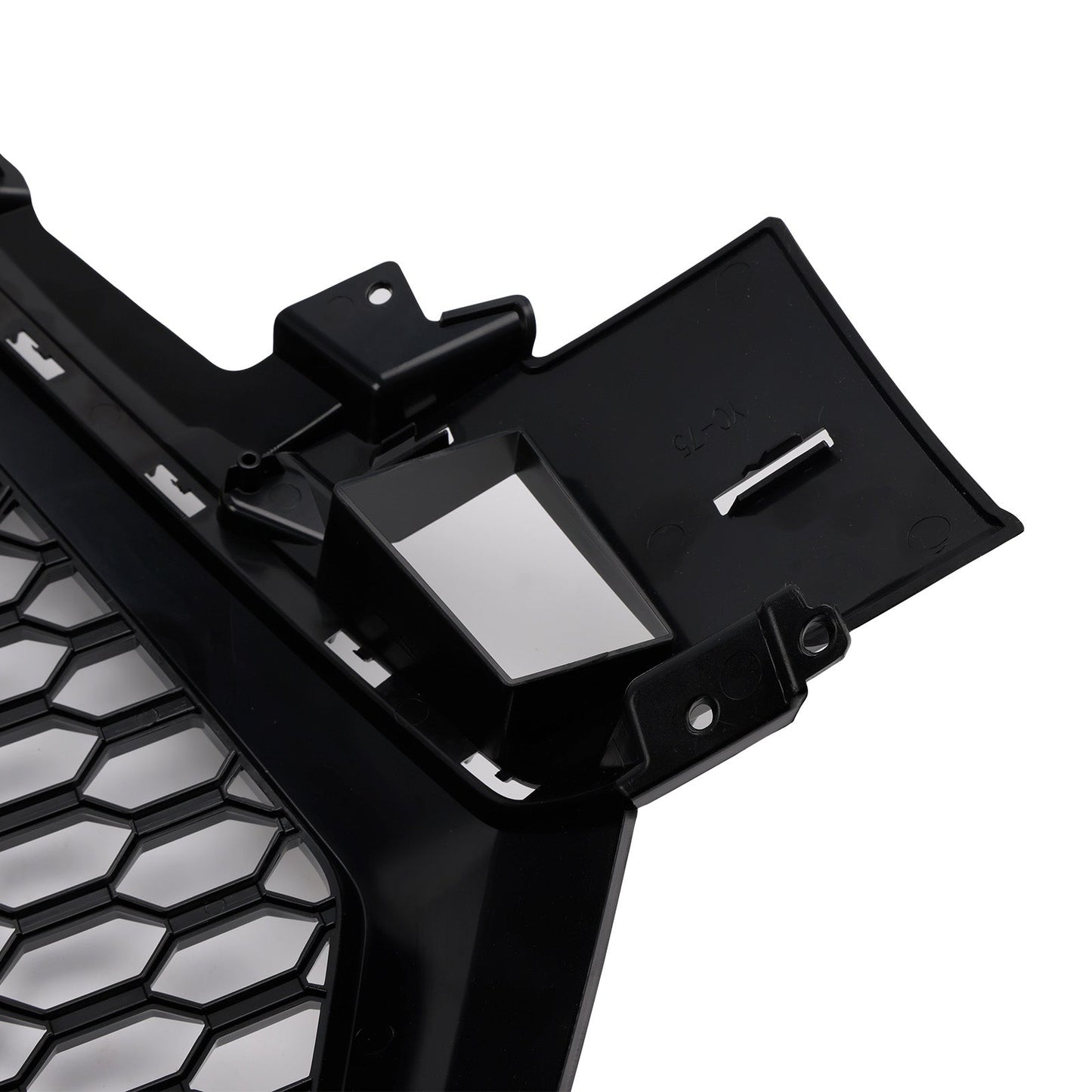 2016-2019 Audi Q7 SQ7 Gloss Black Front Bumper Radiator Vent Mesh Grill Grille 4M0853651F