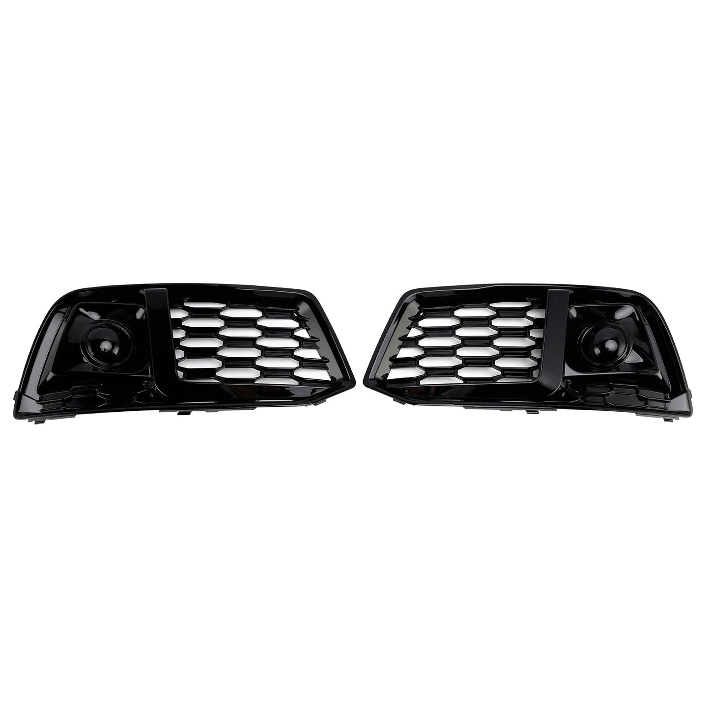 2018-2022 Fit Audi Q5 2PCS Front Bumper Cover Grill Grille Bezel Insert W/ACC