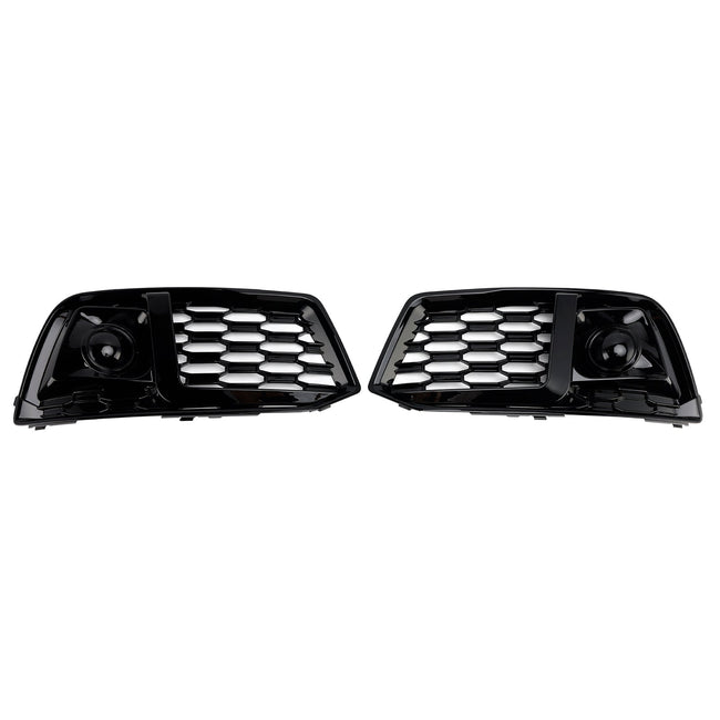 2018-2022 Fit Audi Q5 2PCS Front Bumper Cover Grill Grille Bezel Insert W/ACC