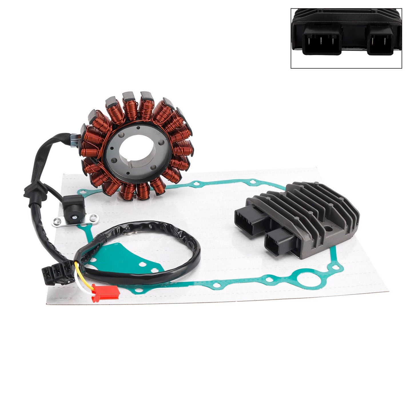 2008-2009 Honda NSS250 Forza 250 MF10 ABS Stator & Regulator Rectifier Gasket 31120-KVZ-632