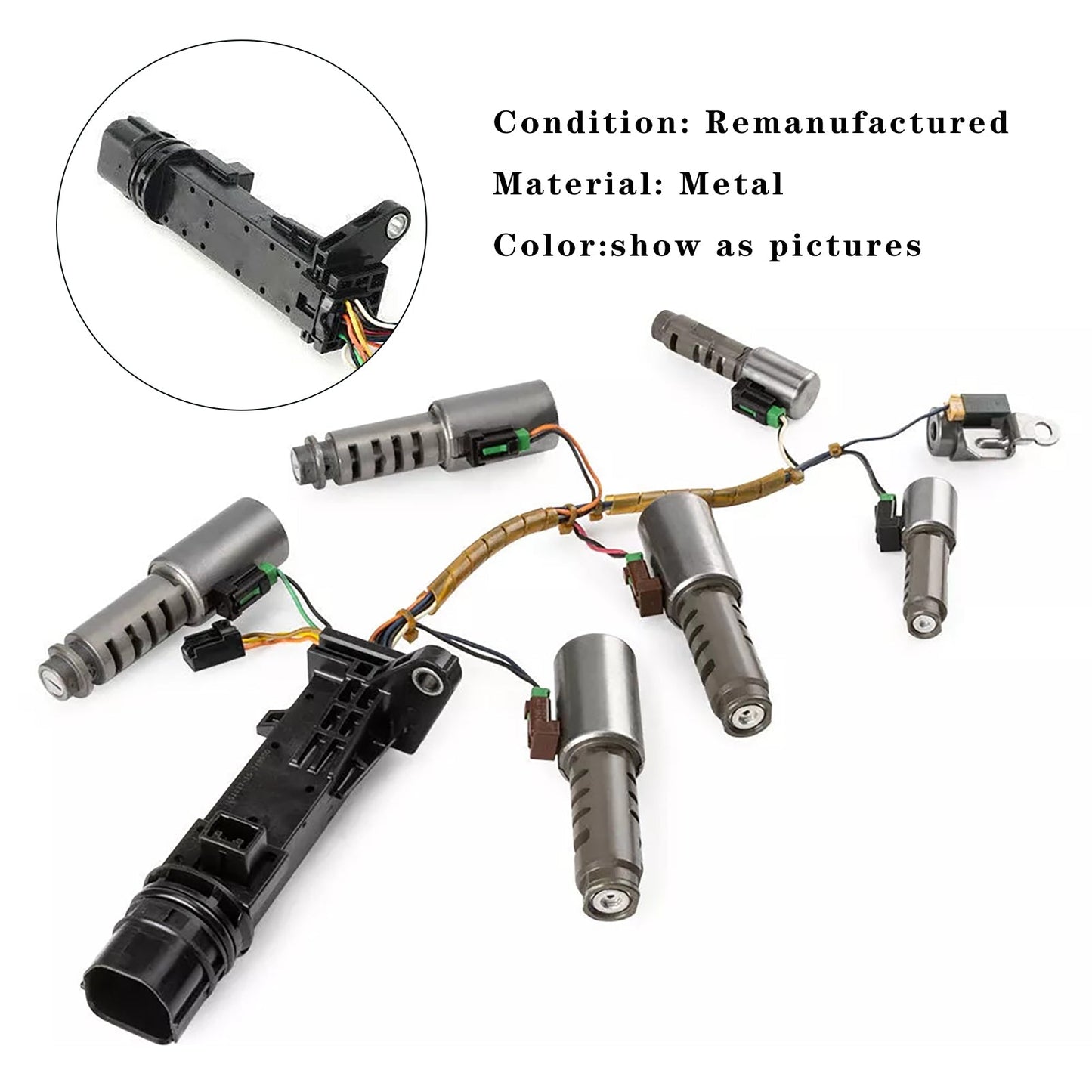 2006-2011 TOYOTA CAMRY L4 2.5L V6 3.5L Transmission Solenoid Kit W/ Harness U660E