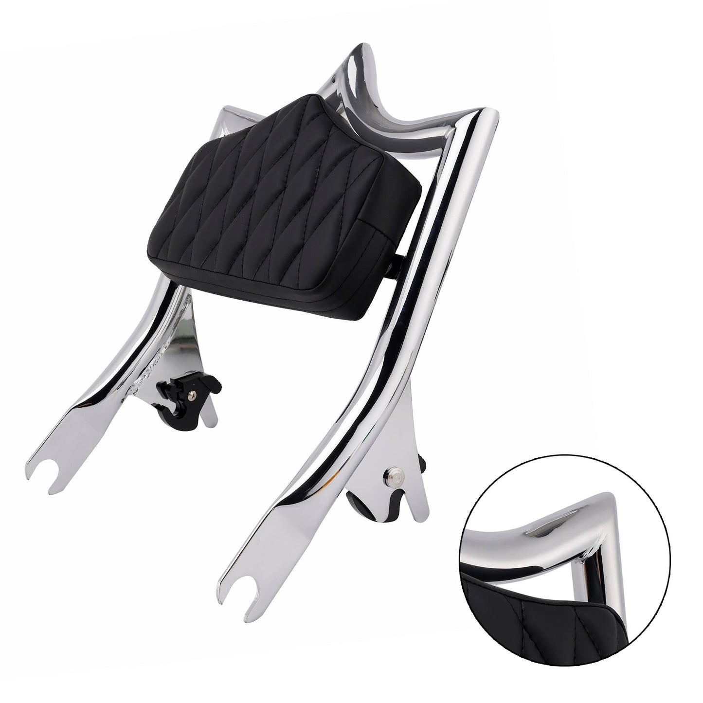 2010 CVO Ultra Classic FLHTCUSE5 Passenger Sissy Bar Backrest