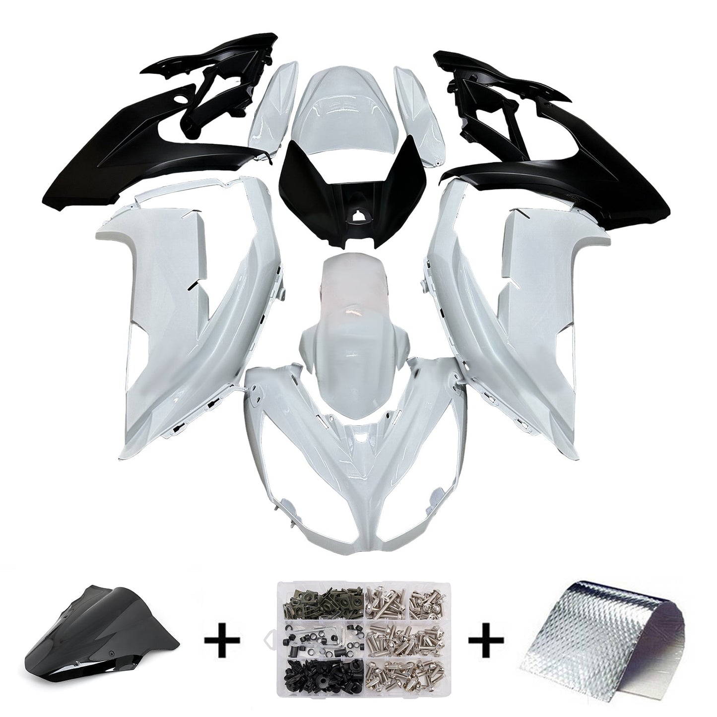 Injection Fairing Kit Bodywork Plastic ABS fit For Kawasaki ER-6F Ninja650 2012-2016