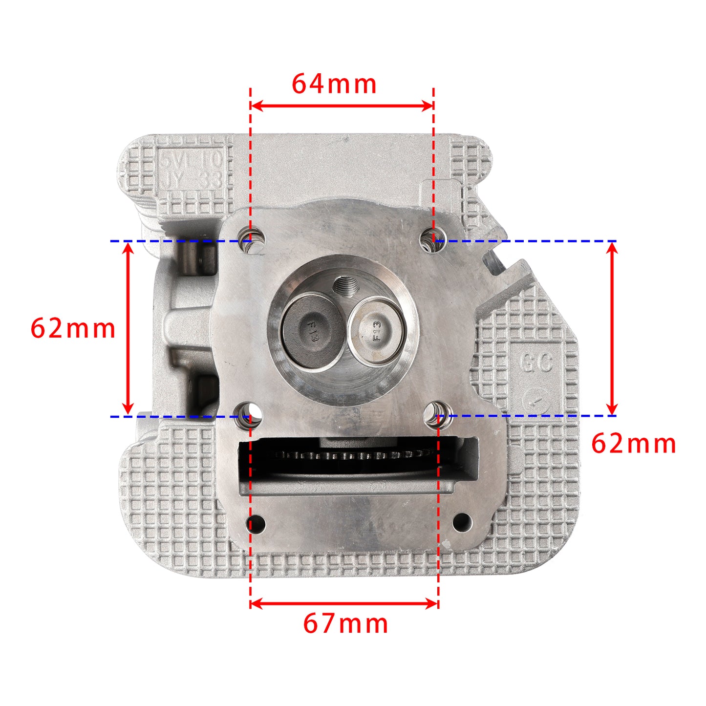 Complete Engine Head Cylinder without EGR Fits Yamaha YBR125 YBR 125 2005-2017