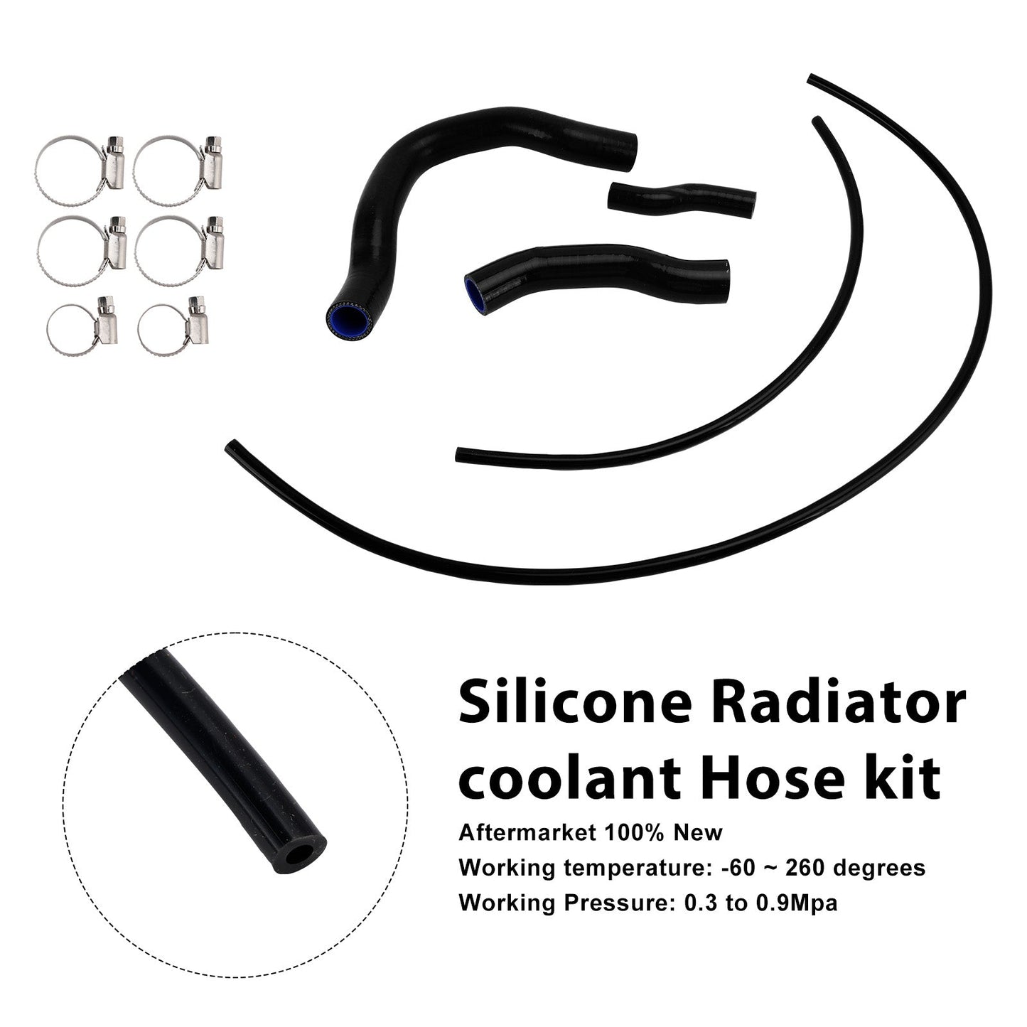 2023-2025 Honda CB750 Hornet Silicone Radiator coolant Hose