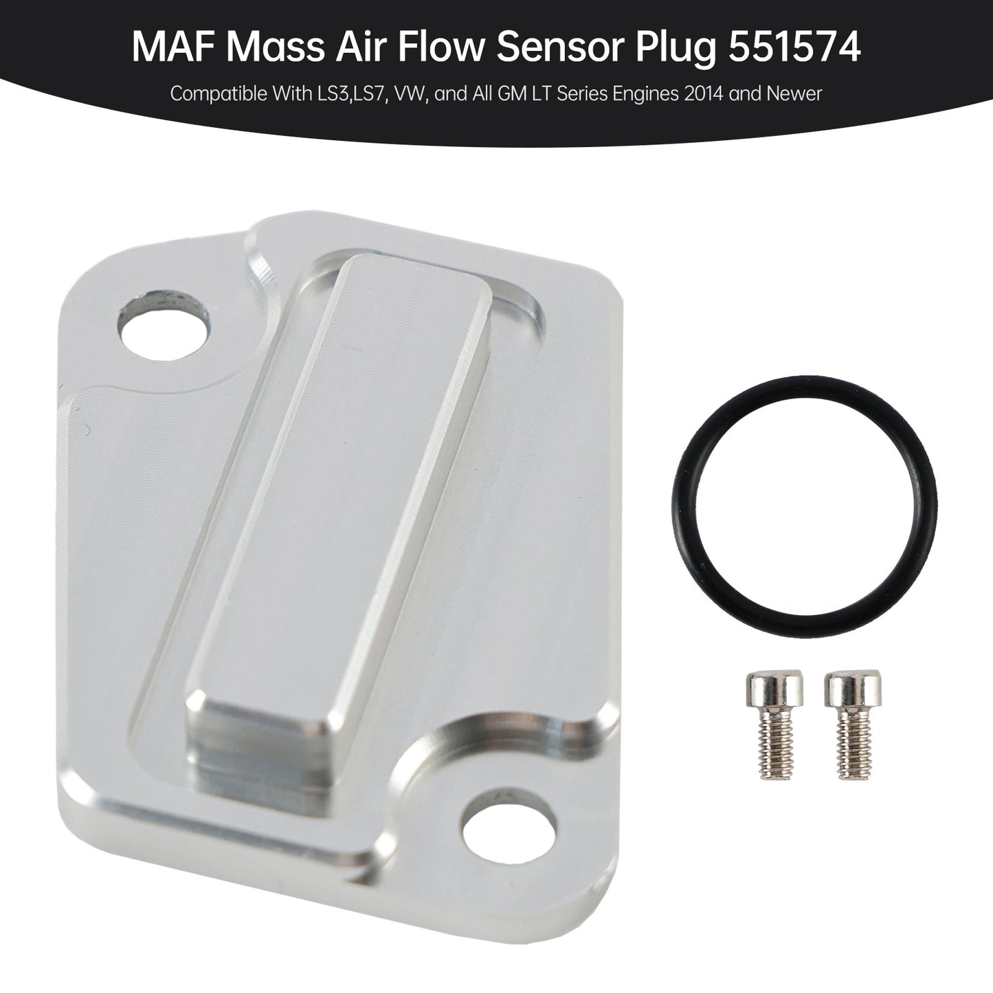 MAF Mass Air Flow Sensor Plug LS Billet Seal 551574 For LS LS3 LS7 L83