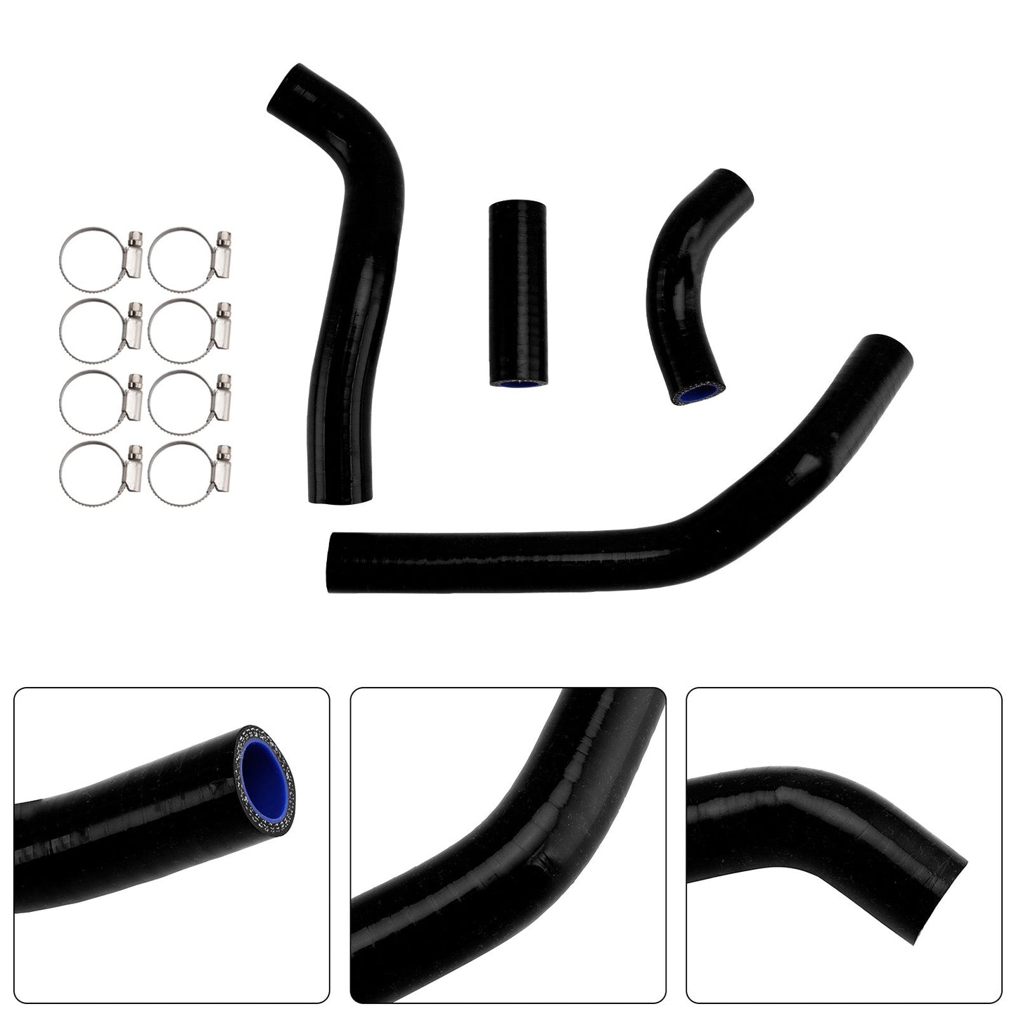 Silicone Radiator coolant Hose kit Fit For Honda CRF450R RX RWE 21-25
