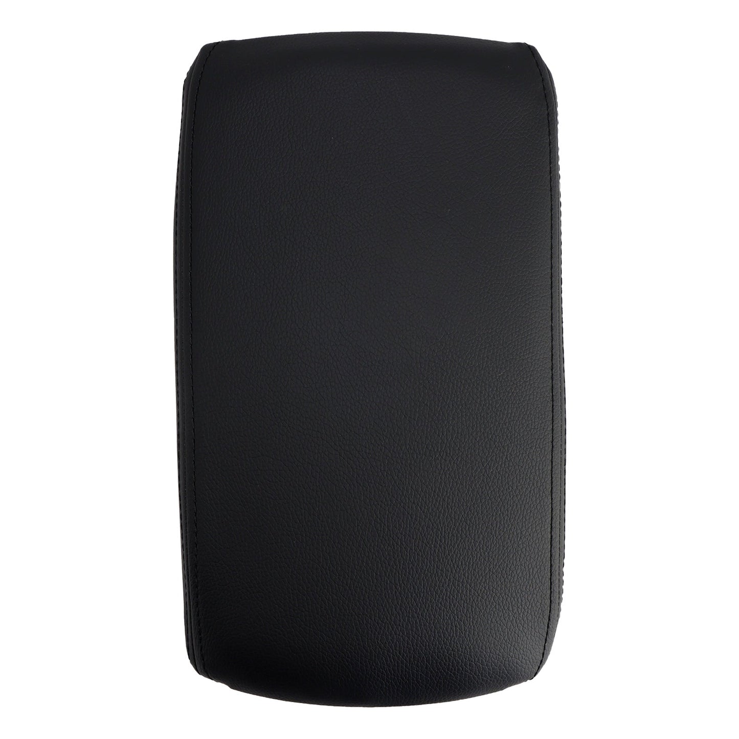 Black Leather Center Console Armrest Lid Cover For Audi A6 C6 2005-2011
