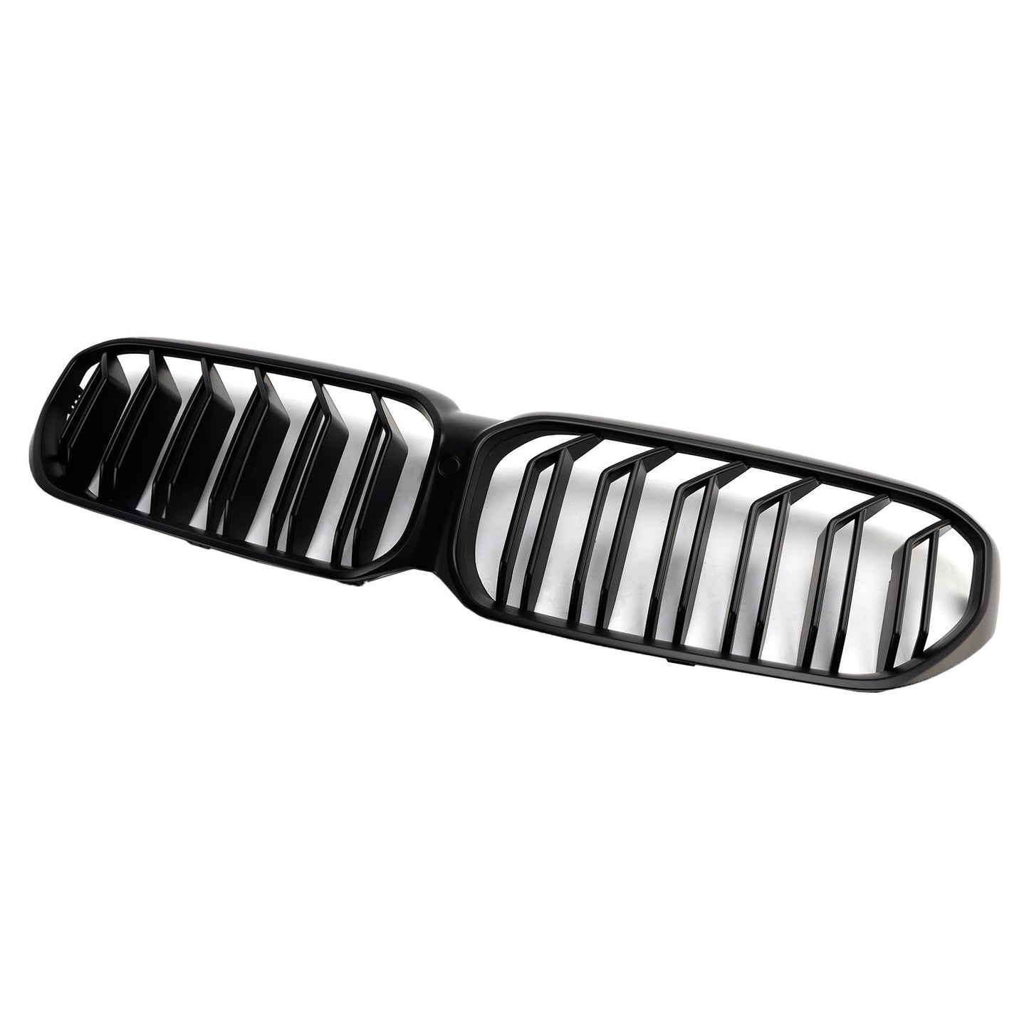 2021-2024 BMW G30 G31 LCI Matte Black Dual Slats Front Kidney Grille