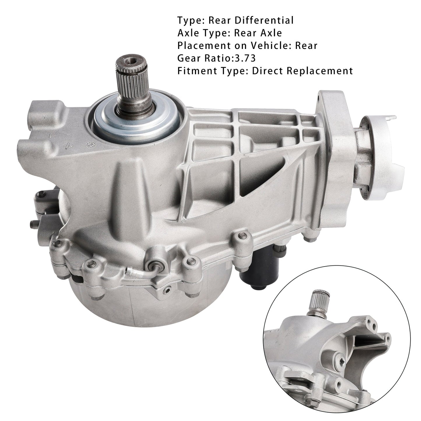 2020-2022 Chrysler Pacifica Rear Axle Differential Carrier Assembly 3.73 Ratio 53010758AE 53010758AF