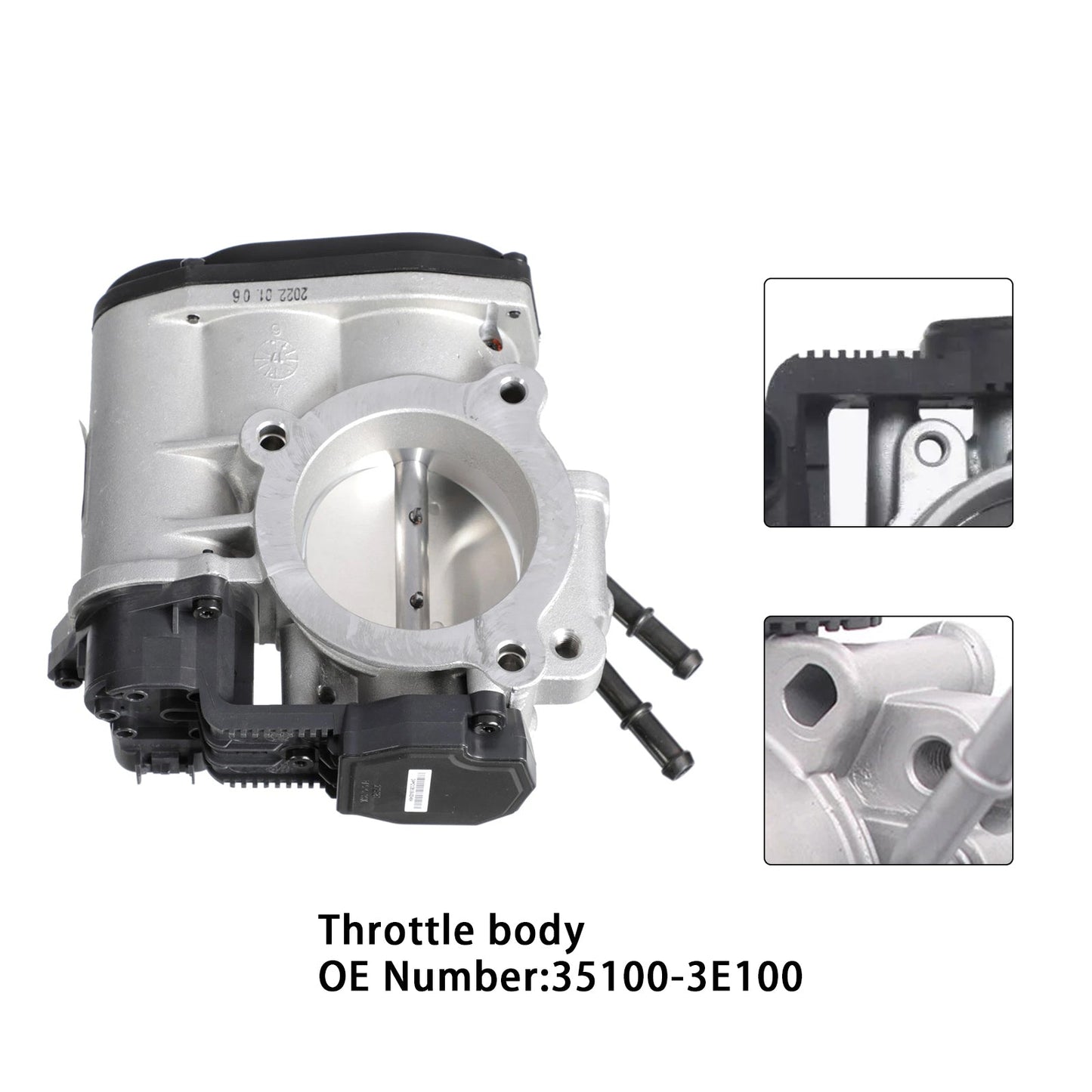 Throttle Body 35100-3E100 For 2006-2010 Hyundai Kia Santa Fe Optima Rondo 2.7L