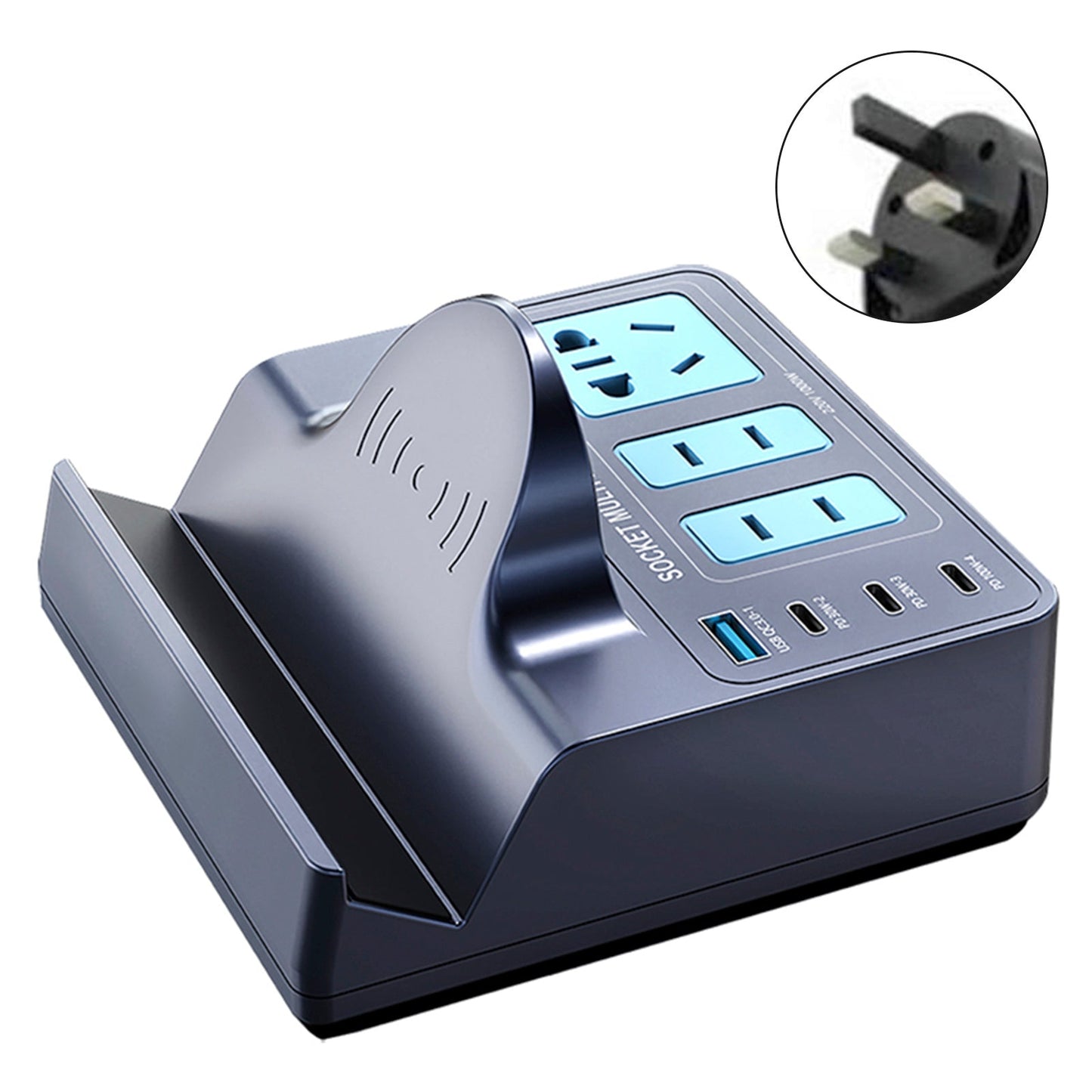 140W Smart Wireless Fast Charging Socket High Power PD100W Notebook QC Charging
