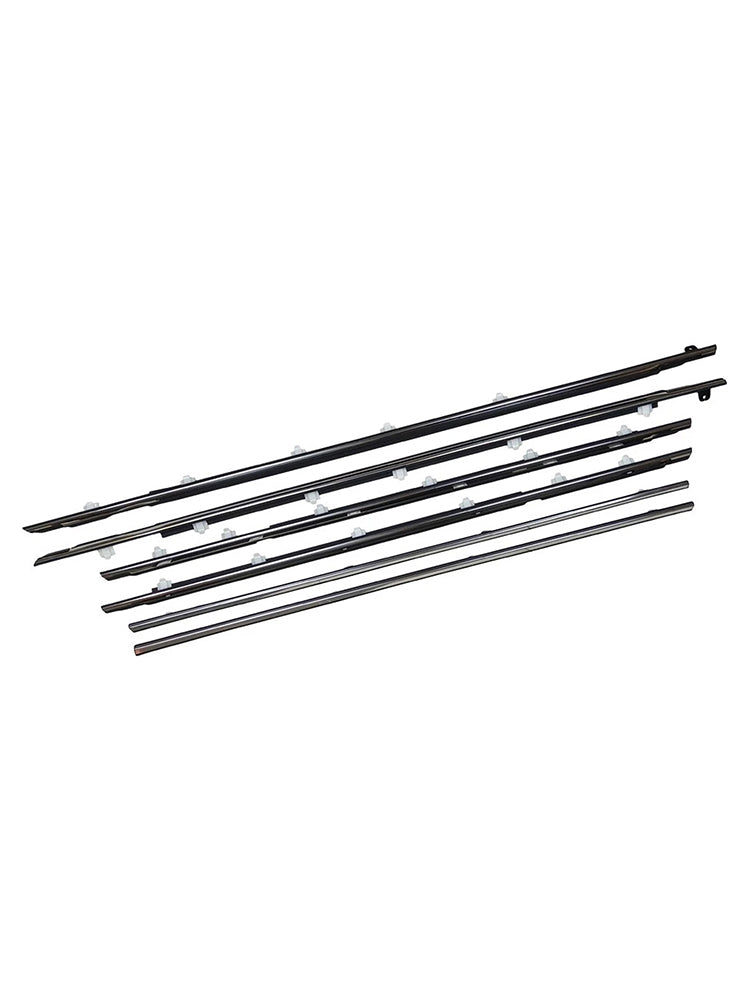 6PCS Door Belt Molding Fit For Toyota Land Cruiser 80 Series 1991-1997