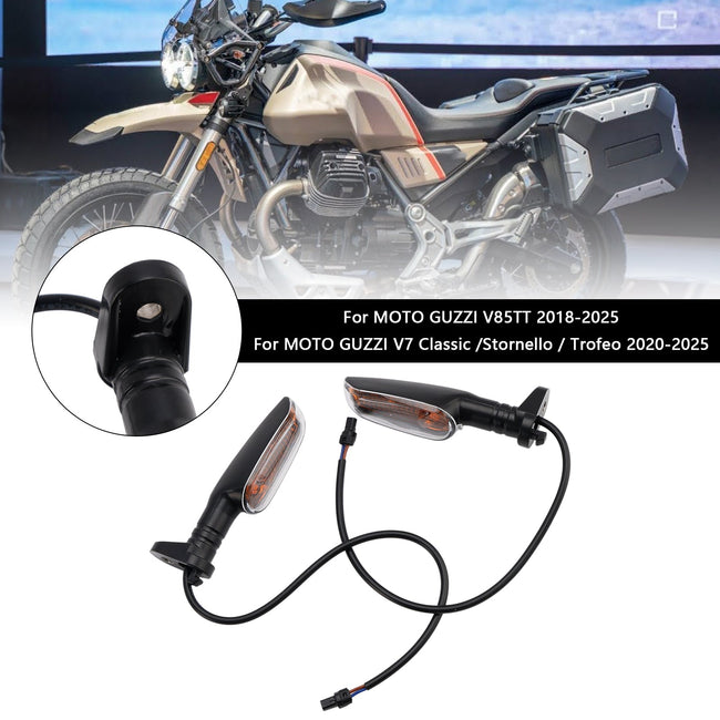 Turn Signal Lights Indicator Lamp For MOTO GUZZI V7 V9 V100 V85TT Stelvio