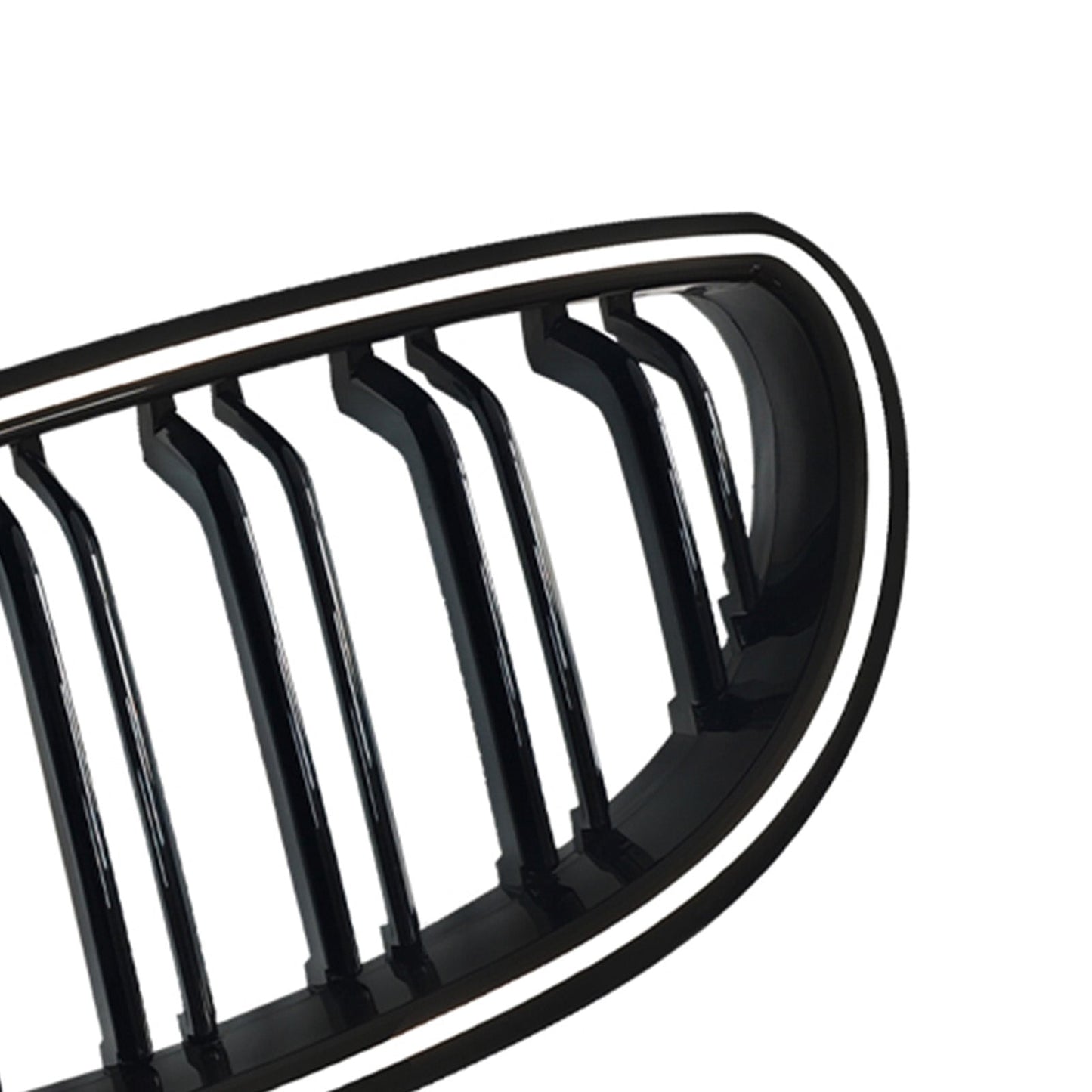 2004-2009 For BMW 5 Series Touring E61 520d 525d 530d 535d2PCS Glossy Black Front Sport Kidney Grille