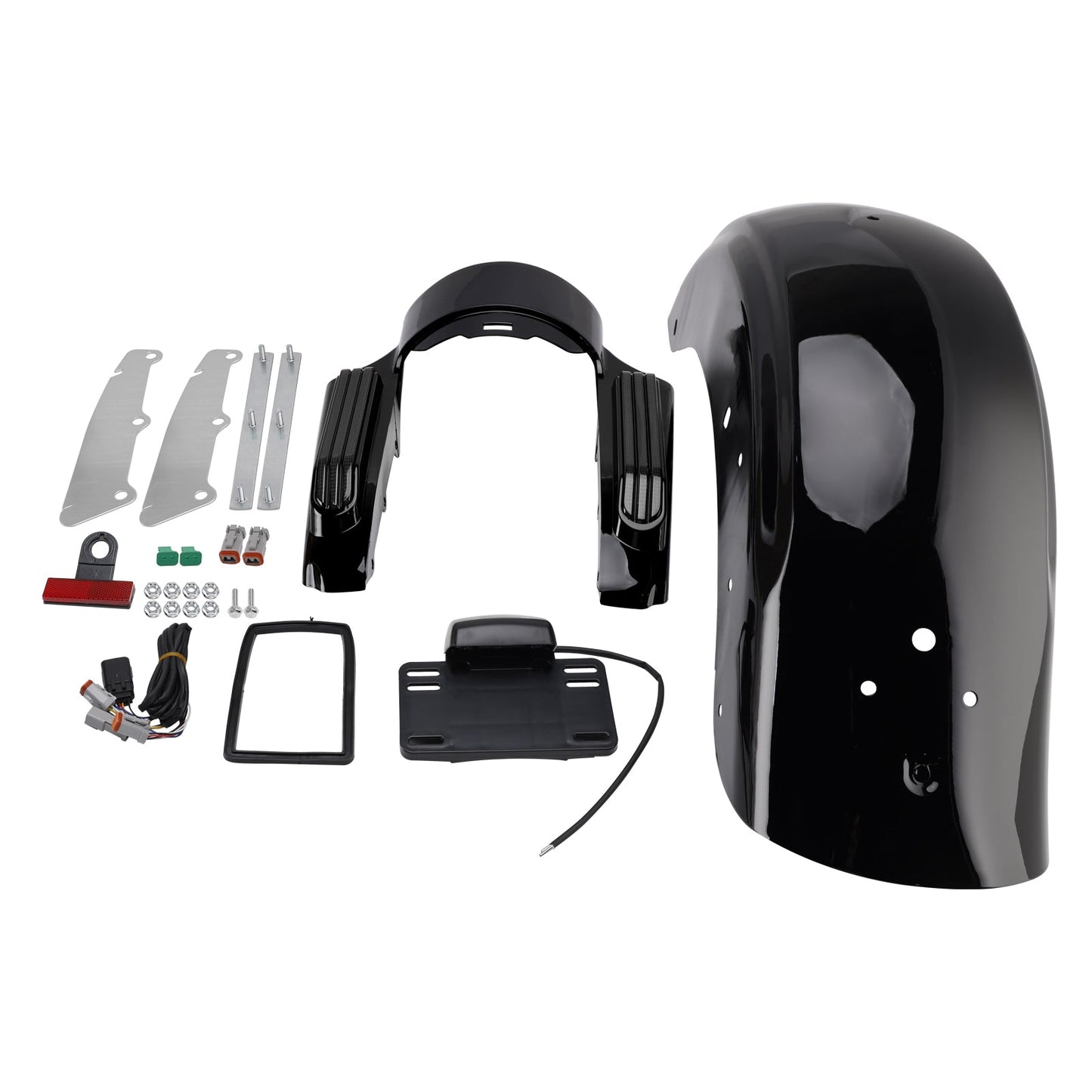 Rear Fender System Fit For Touring Road Glide Street Glide CVO 2023-2025