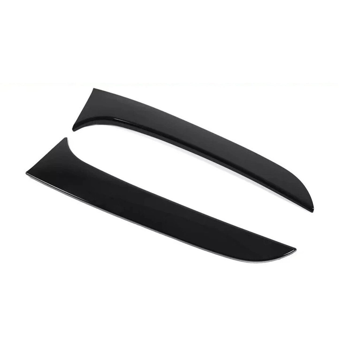 2012-2019 BMW 1 Series F20 F21 Gloss Black Pair Rear Window Side Wing Spoiler