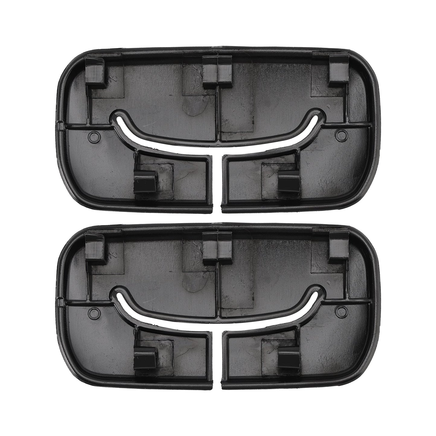 2X Rear Black Seat Belt Bezel 1AP31DX9AA For Jeep Wrangler JK 2011-2018