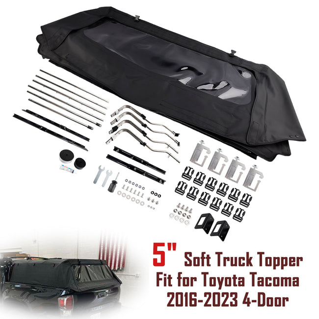 2016-2023 Toyota Tacoma 4-Door 5" Soft Truck Topper