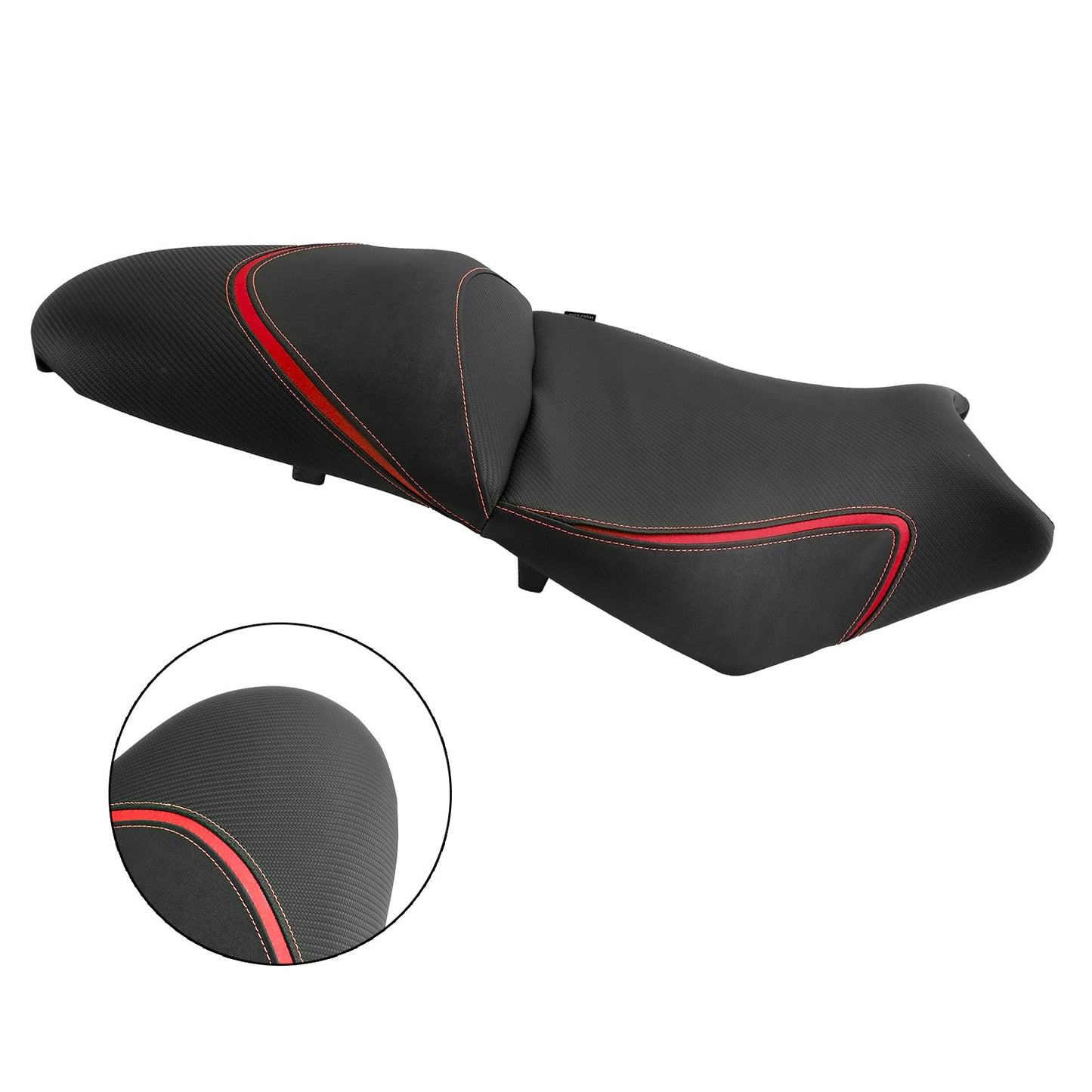 2022-2024 Kawasaki Versys650 Rider Passenger Seat Front Rear Cushion Red