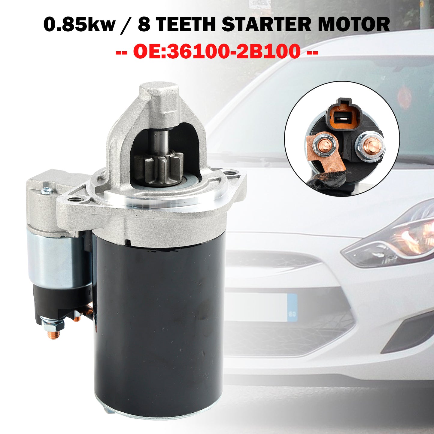 2008-2015 Hyundai Veloster Petrol 1.4 & 1.6 8 Teeth Starter Motor 36100-2B100