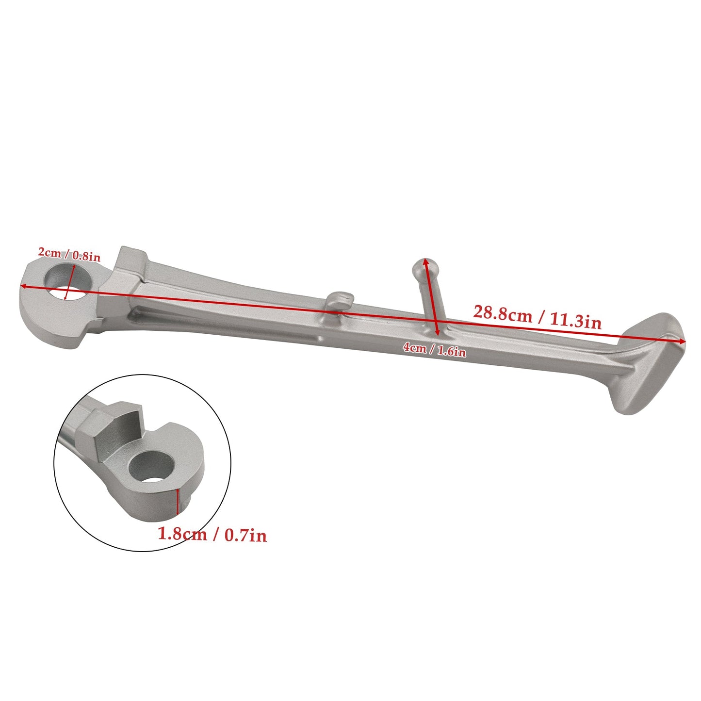 Adjustable Foot Side Stand Kickstand fit for Yamaha YZF R1 2015-25 2CR-27311-00