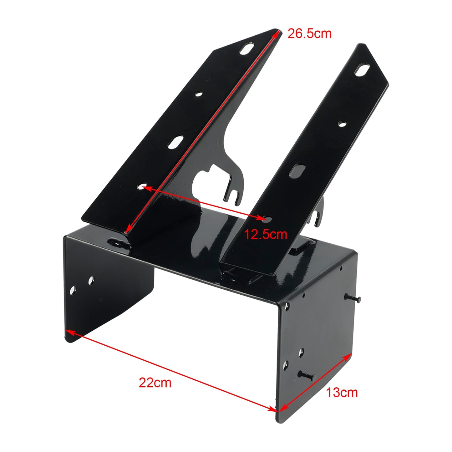 1998-2013 Harley Road Glide Steel Front Fairing Radio Caddy Mount Bracket 7708-98